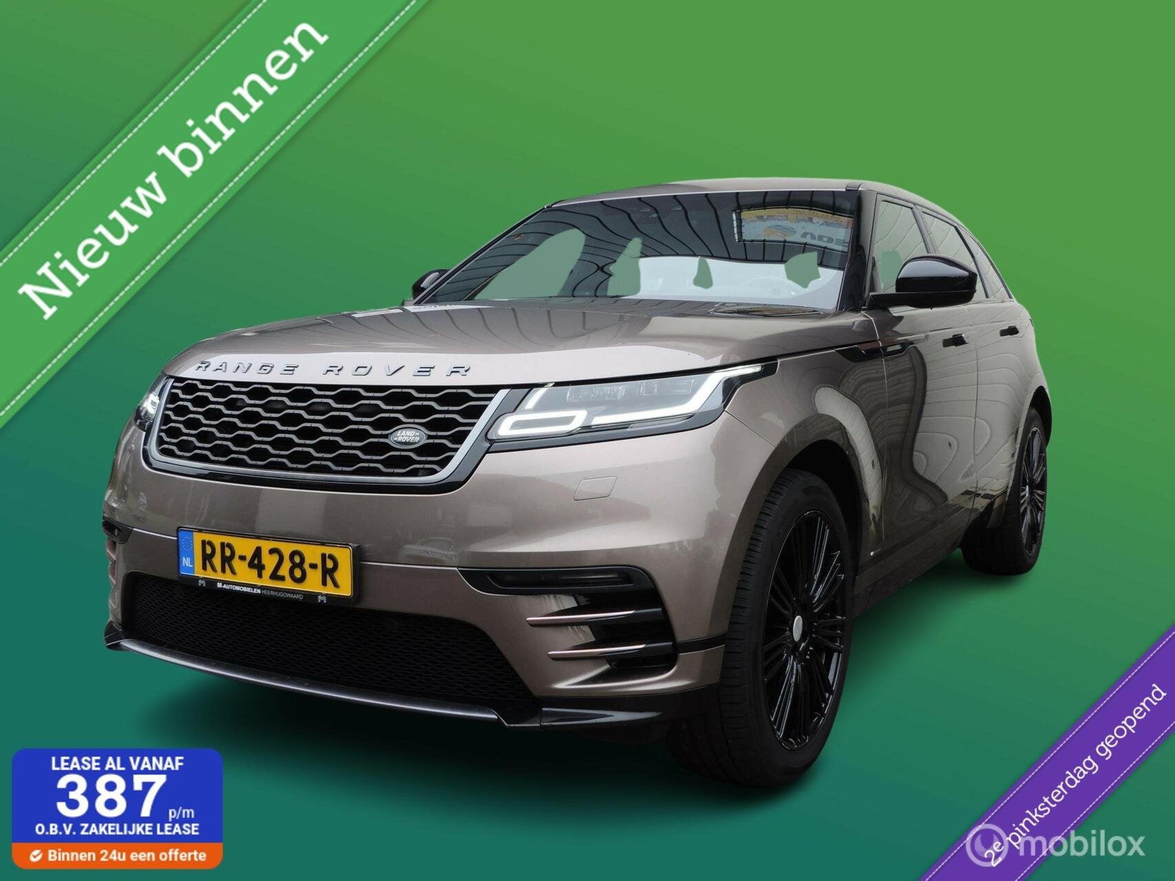 Land Rover Range Rover Velar 2.0 I4 AWD R-Dynamic EX. BPM!, Auto's, Automaat, Gebruikt, Euro 6, Leder