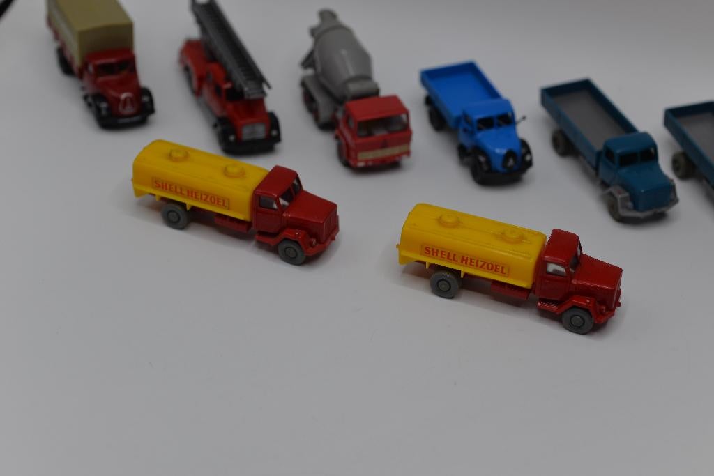 Diverse Wiking & Brekina Magirus vrachtwagens, Gebruikt, Wiking, -, -
