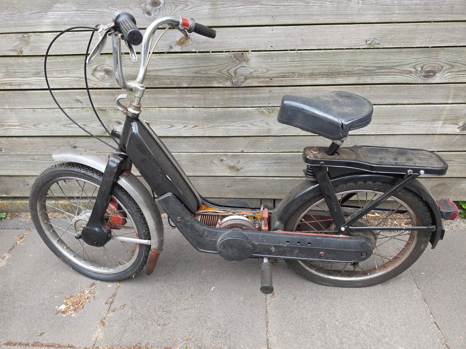 Zwarte Piaggio Ciao bromfiets - Opknapper, Ophalen, Gebruikt, Overige modellen