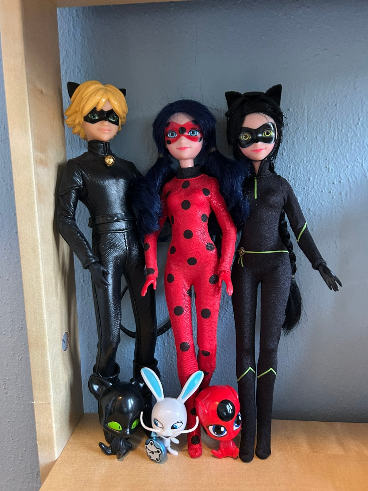 Miraculous Ladybug & Cat Noir poppen, Ophalen of Verzenden, Zo goed als nieuw, Pop