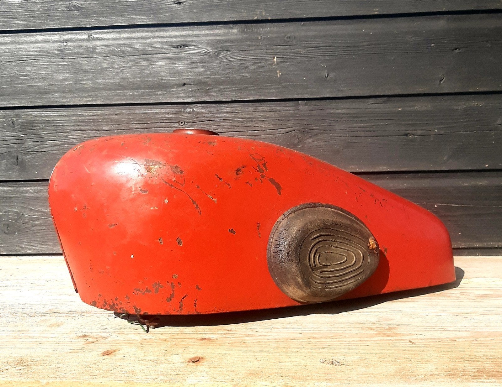 Verzameling - Vintage Benzinetank / Brandstoftank (15 stuks), Ophalen