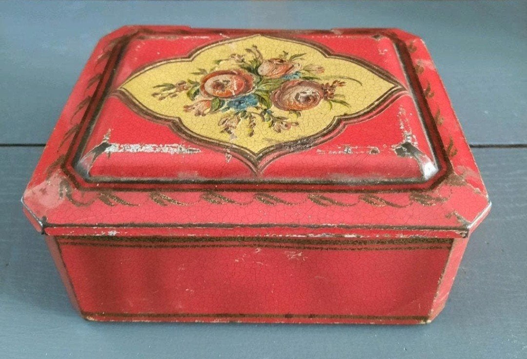 Brocant trommeltje, Verzamelen, Blikken, Ophalen of Verzenden