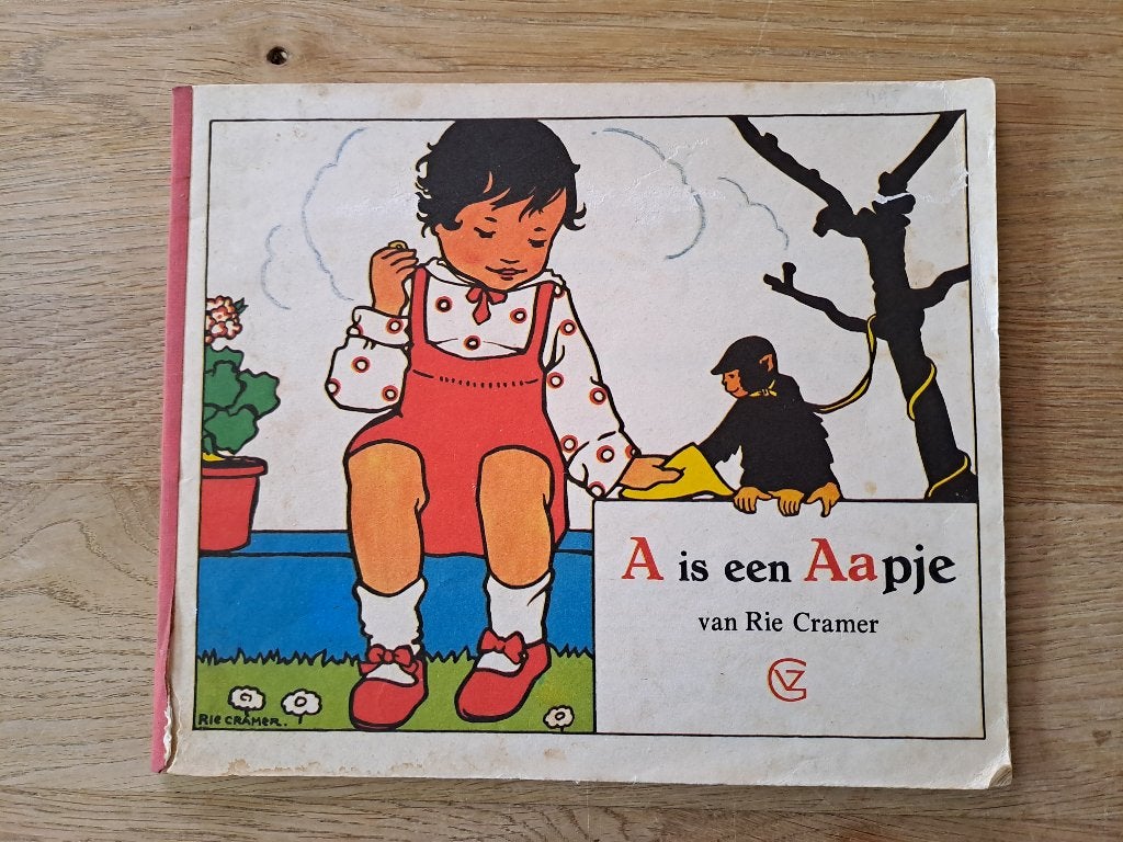 RIE CRAMER. A IS EEN AAPJE., Boeken, Gelezen, Fictie algemeen, Jongen of Meisje, Ophalen of Verzenden
