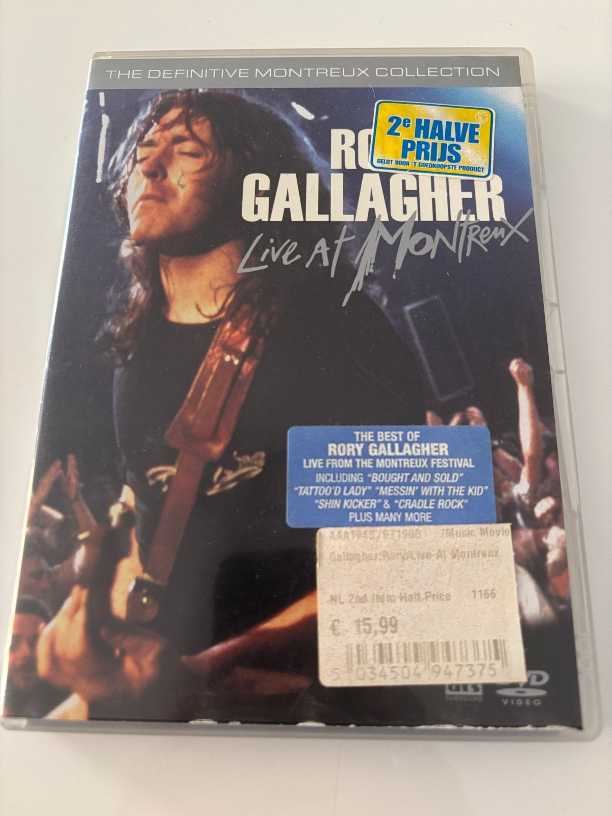 Rory Gallagher Live at Montreux DVD - The Definitive Collect, Alle leeftijden, Ophalen of Verzenden, Concert, Gebruikt