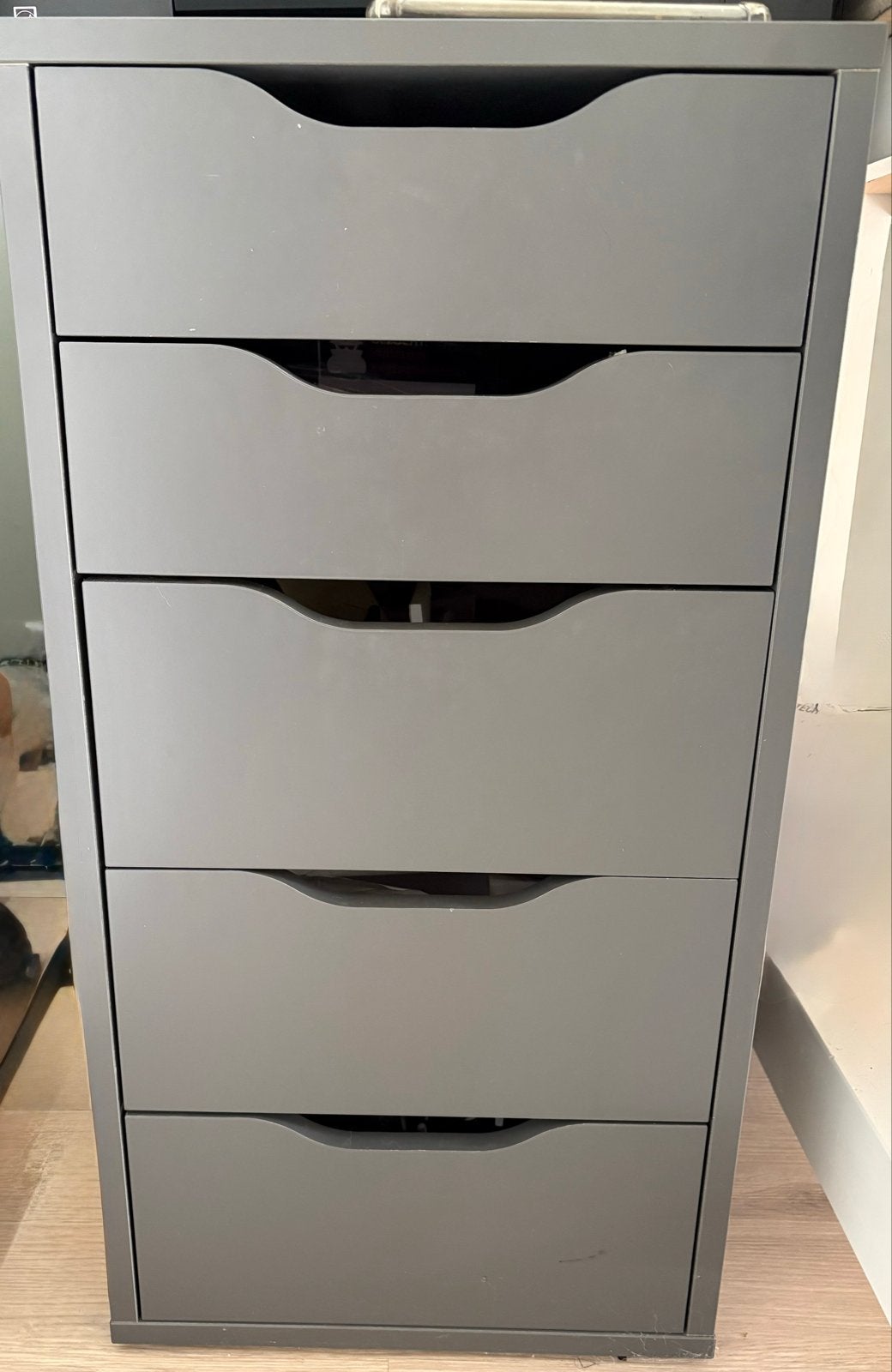 IKEA ALEX ladeblok donkergrijs 36x70 cm, Huis en Inrichting, Ophalen, Overige materialen, Minder dan 50 cm, Gebruikt
