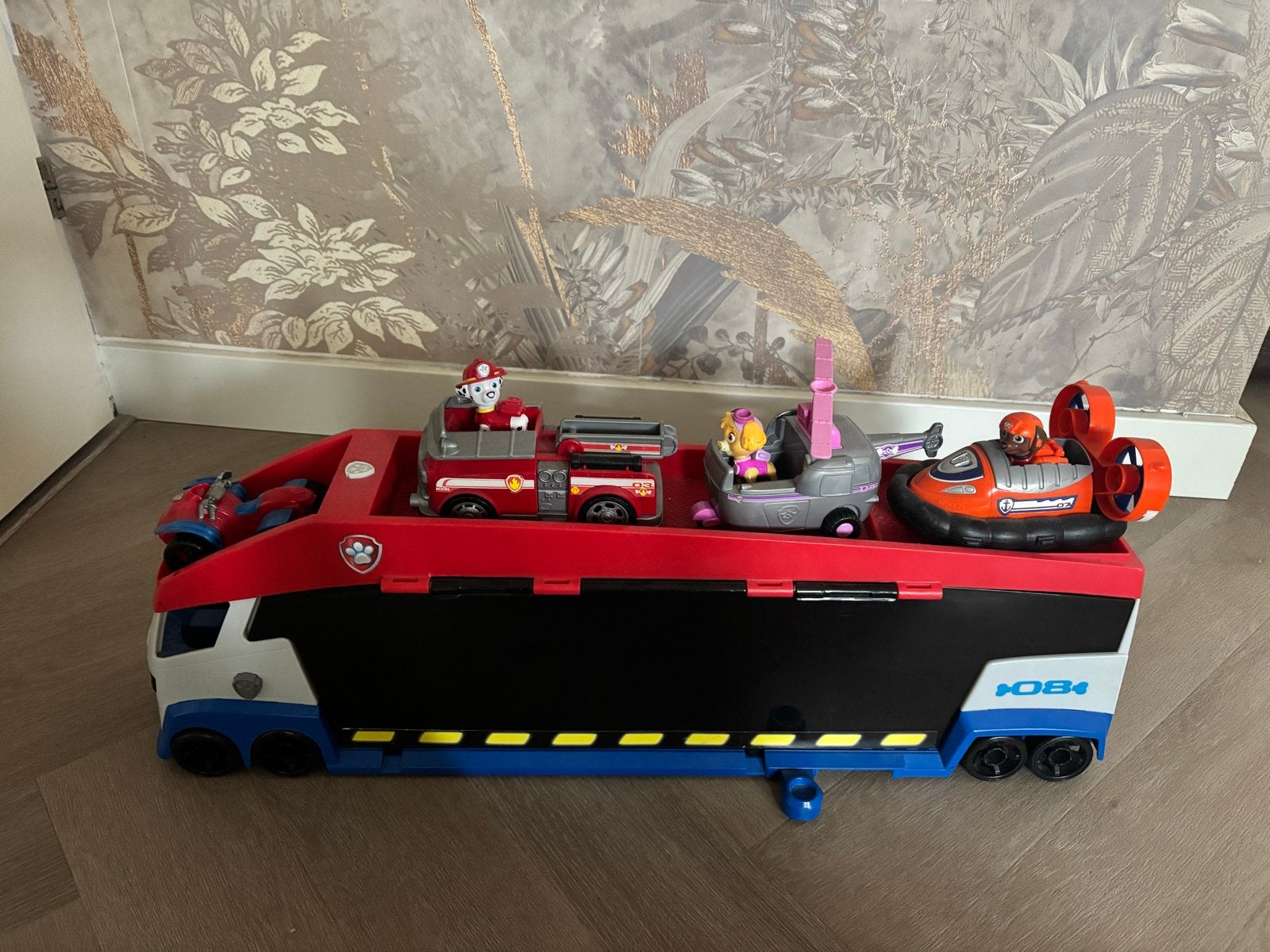 Paw Patrol Patroller met voertuigen en figuren, Kinderen en Baby's, Ophalen, Gebruikt
