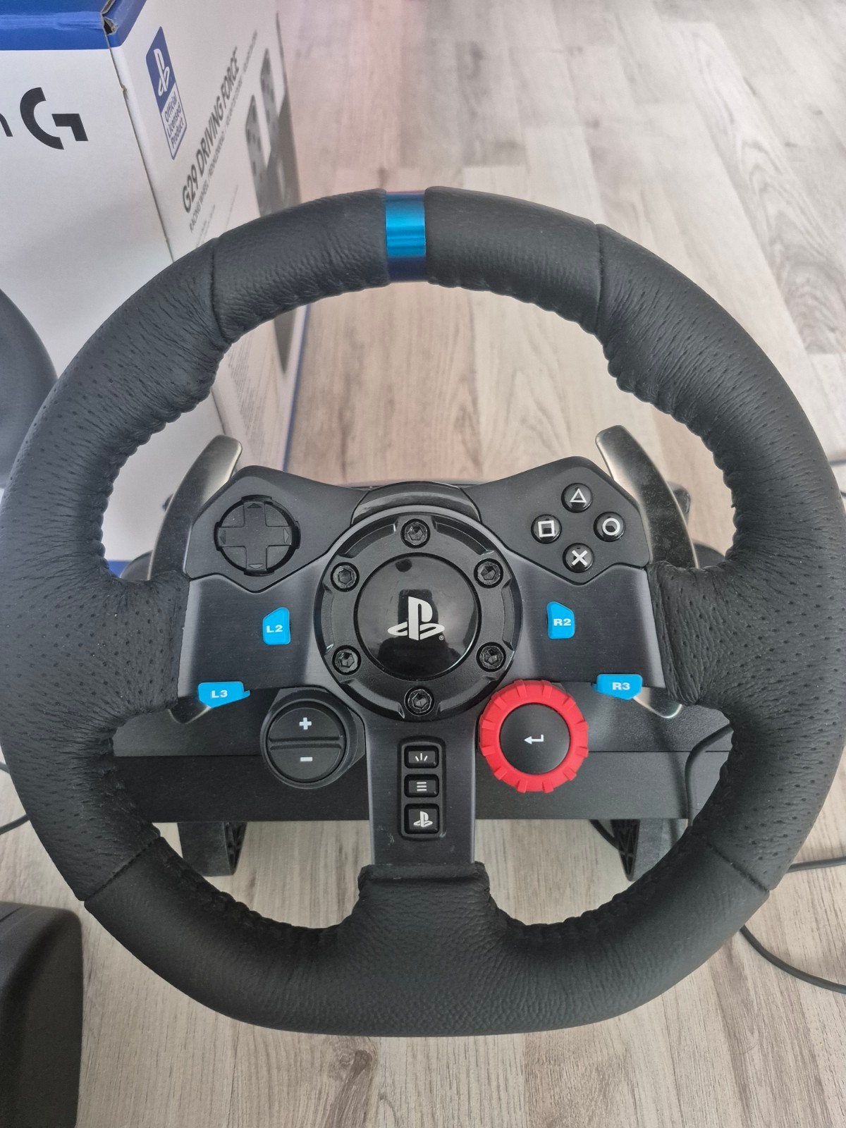 Logitech G29 Driving Force Racestuur + Pedalen, Spelcomputers en Games, Spelcomputers | Sony PlayStation Consoles | Accessoires