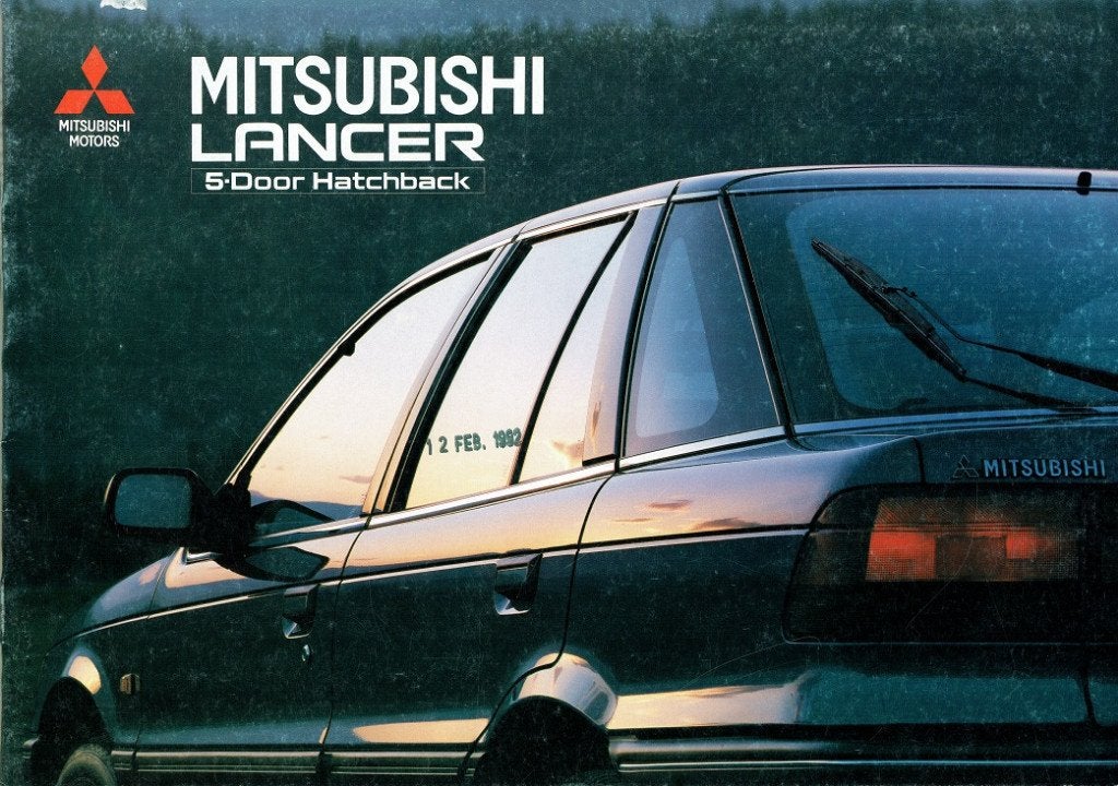 Folder Mitsubishi Lancer 5-door Hatchback (1990), Verzenden, Gelezen, Mitsubishi