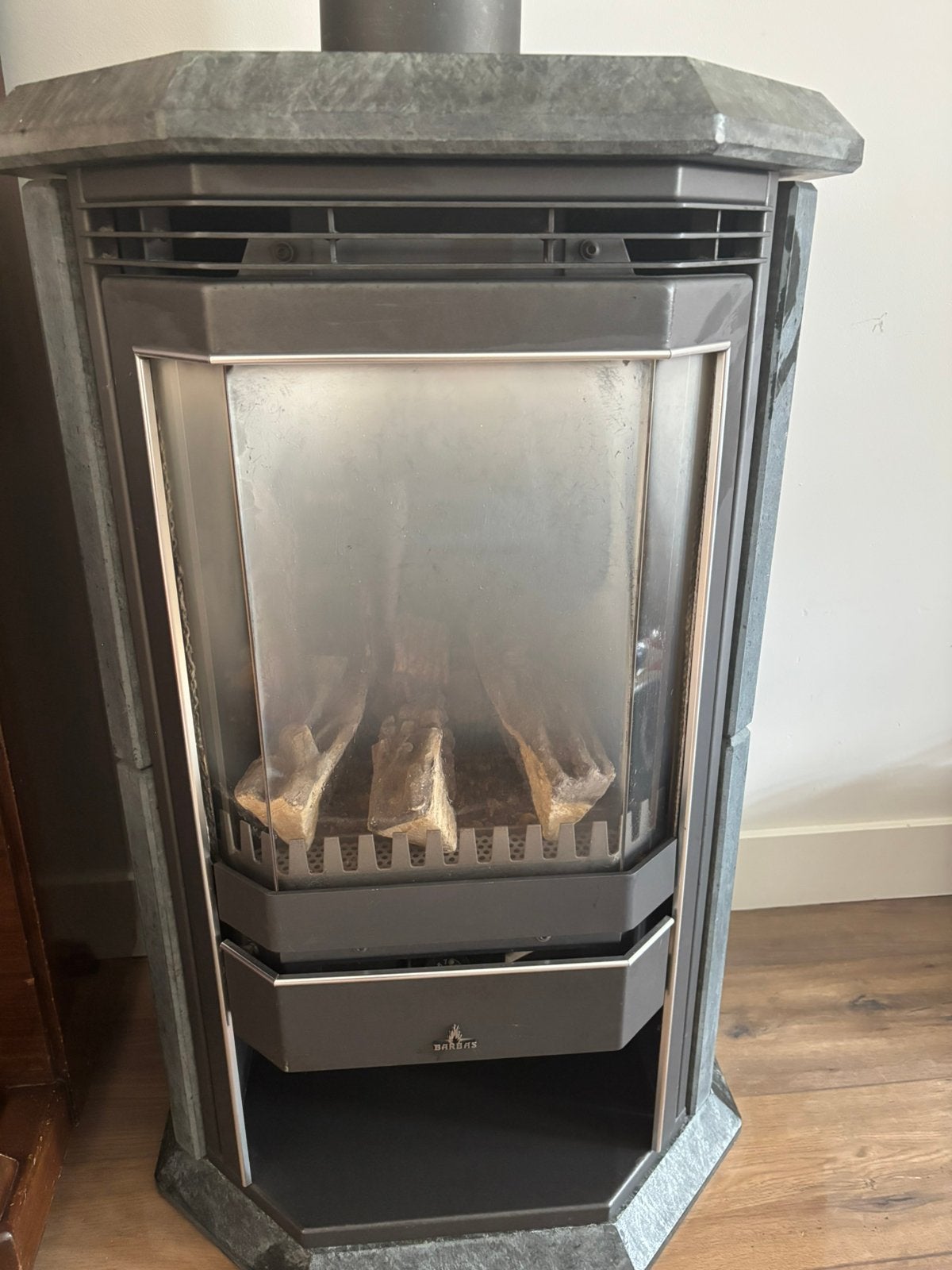 Gaskachel te koop, Huis en Inrichting, Kachels, Ophalen, Gebruikt, Gas, Vrijstaand