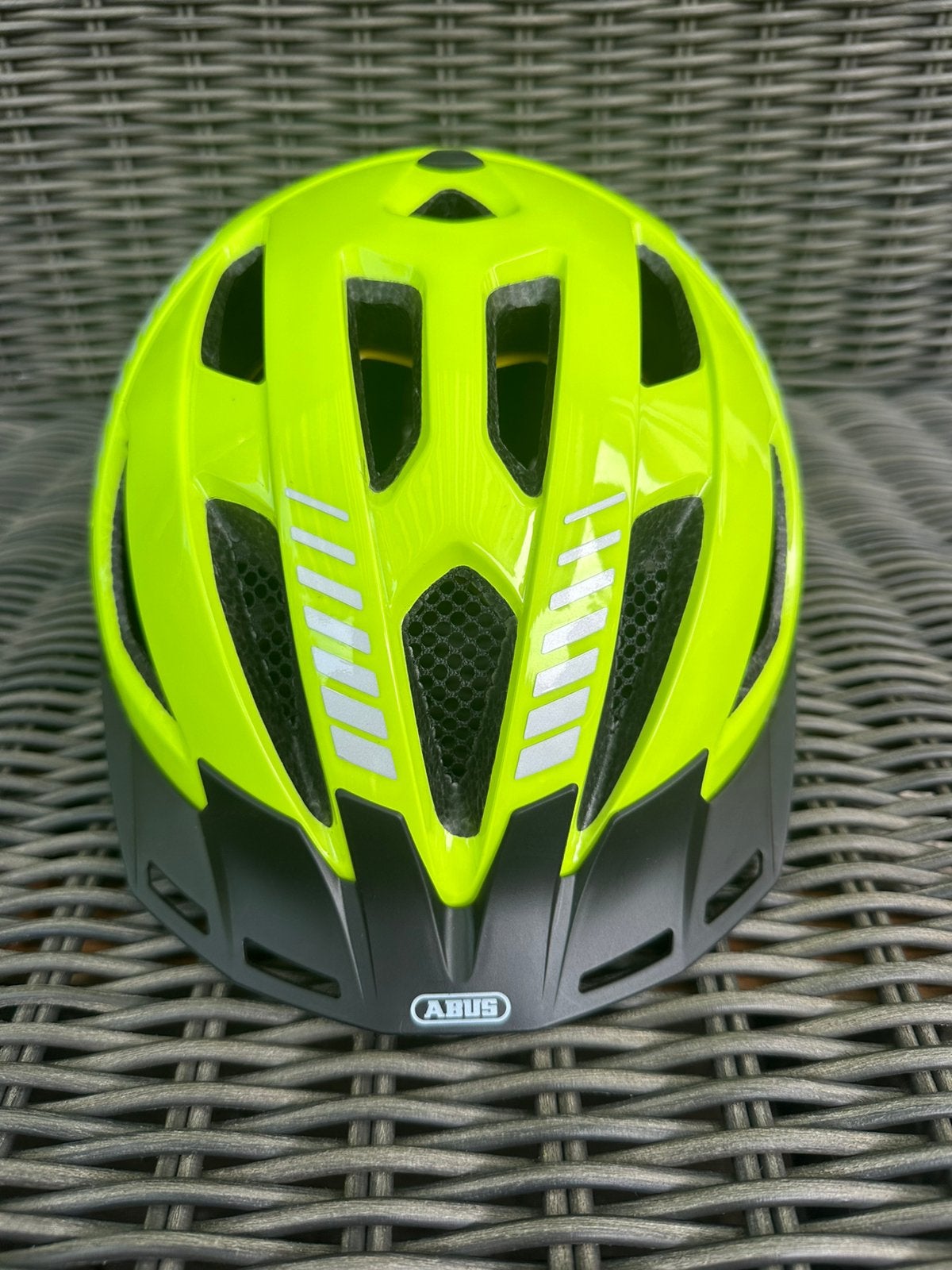 Mips fietshelm Urban-1 3.0 Abus ACAV size L(56-61) neon geel, Ophalen of Verzenden, Zo goed als nieuw, Heer of Dame