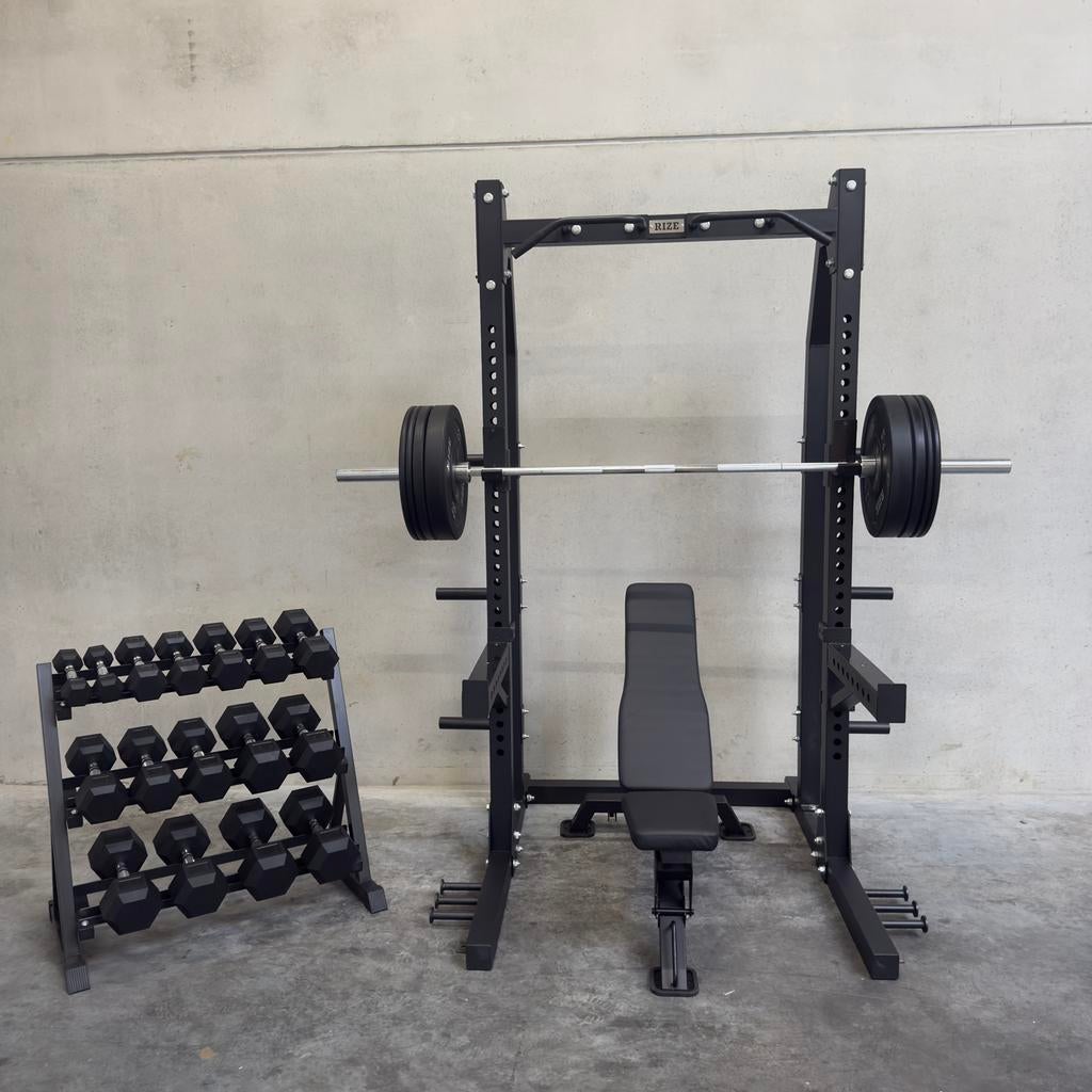 Complete home gym, Sport en Fitness, Fitnessmaterialen, Ophalen of Verzenden, Zo goed als nieuw, Dumbbell
