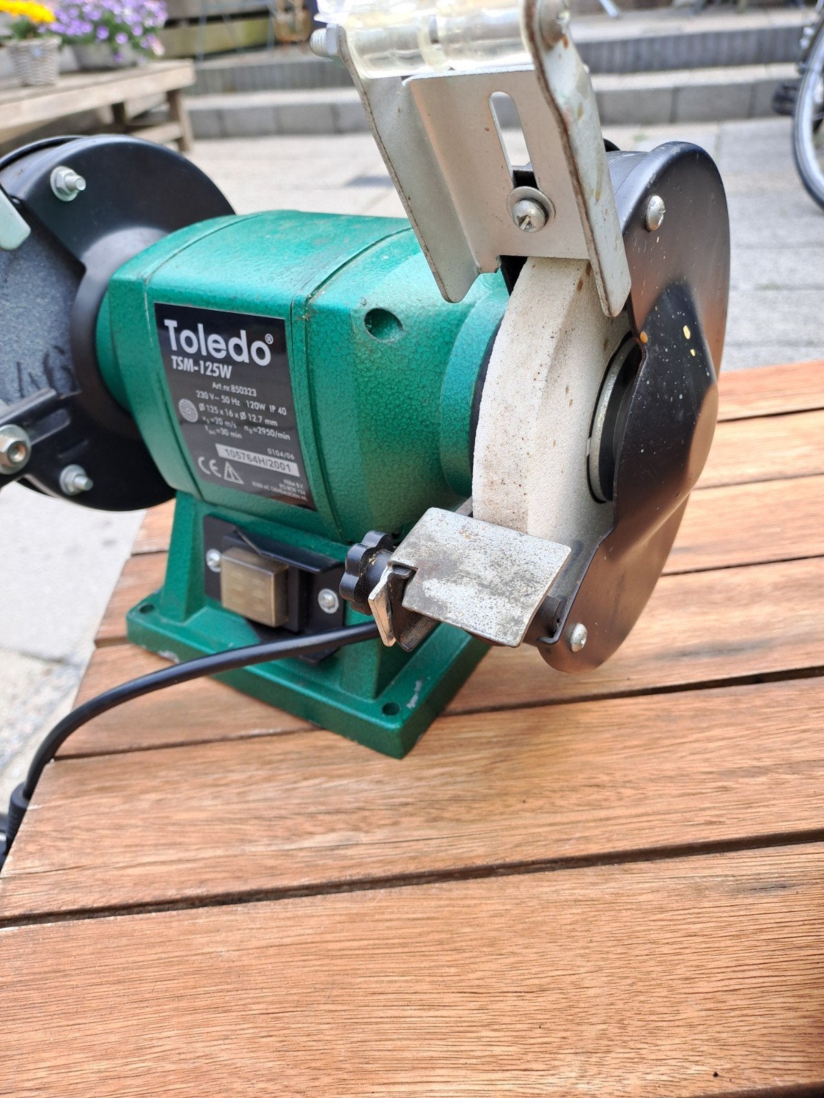 Toledo slijpmachine, Ophalen of Verzenden, Gebruikt, Minder dan 700 watt, Werkbankslijpmachine