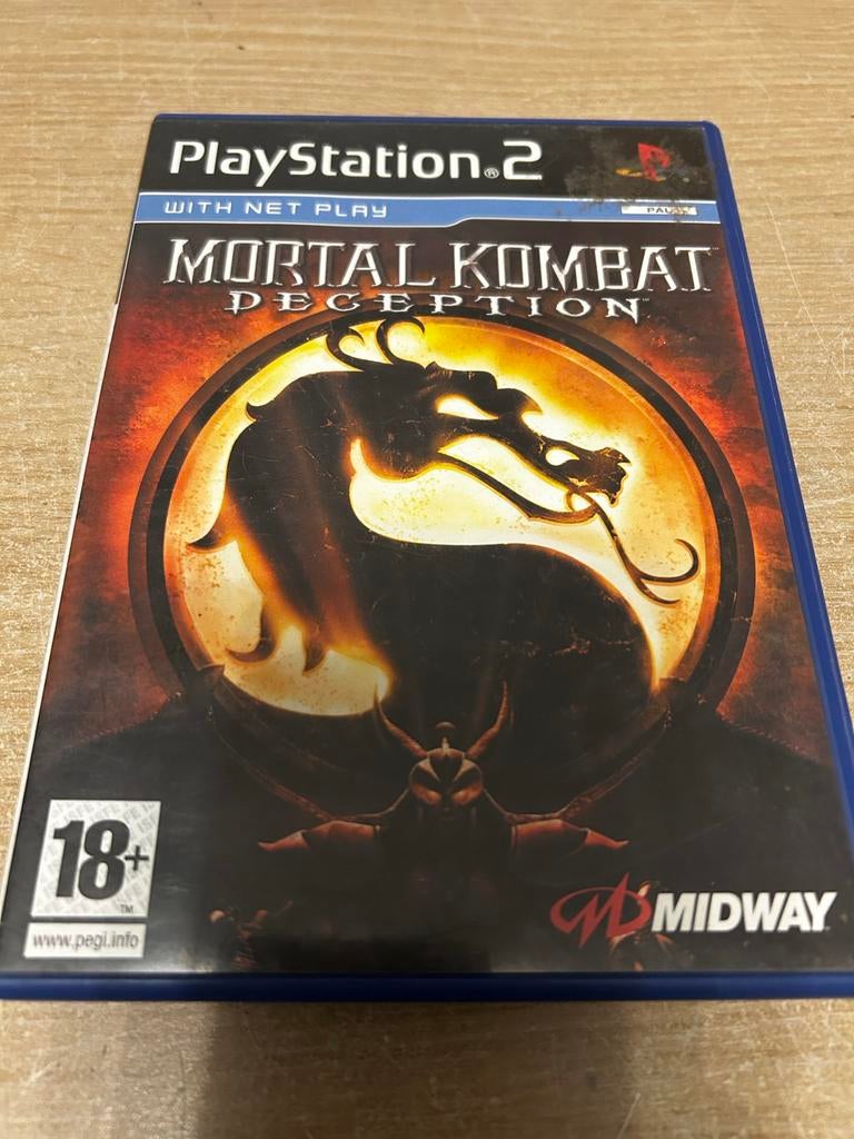 PlayStation 2 Mortal Kombat Deception, Spelcomputers en Games, Games | Sony PlayStation 2, Vanaf 18 jaar, Vechten, 2 spelers, Eén computer