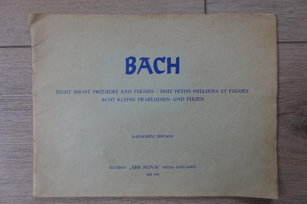 Bach acht kleine praeludien und fugen, Gebruikt, Klassiek, Ophalen of Verzenden, Artiest of Componist