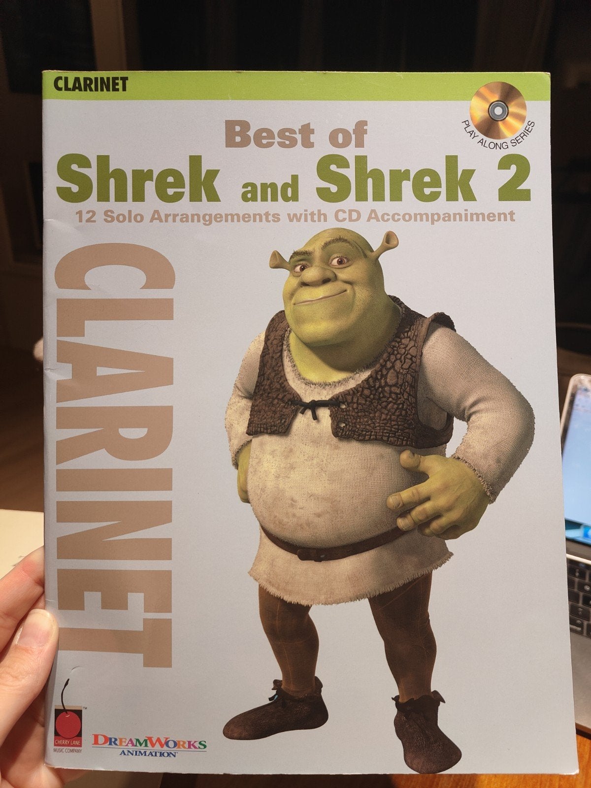 Muziekboek: Best of Shrek and Shrek 2 voor klarinert met cd, Muziek en Instrumenten, Bladmuziek, Filmmuziek en Soundtracks, Ophalen of Verzenden
