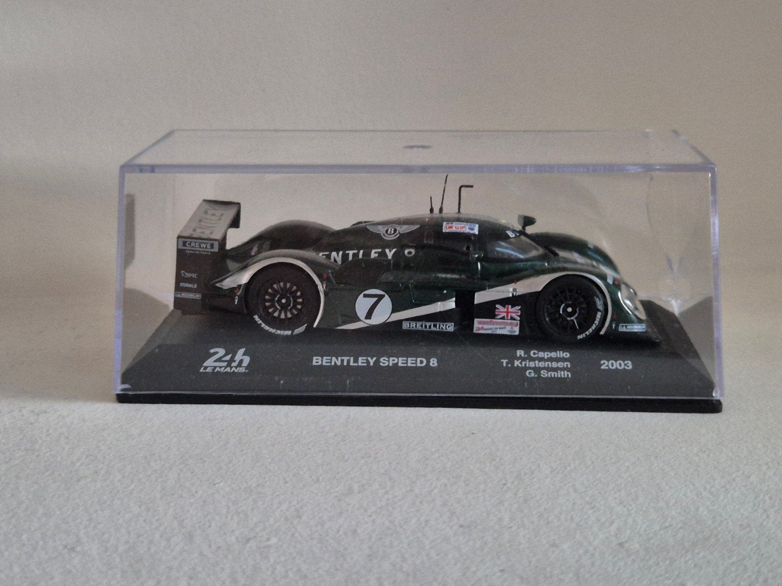 Bentley Speed 8 2003 24h Le Mans 1:43 zgan, Hobby en Vrije tijd, Modelauto's | 1:43, Ophalen of Verzenden, Zo goed als nieuw, Auto