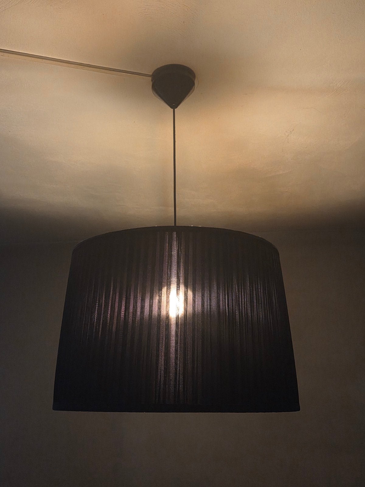 2 zwarte hanglampen, Ophalen, Minder dan 50 cm