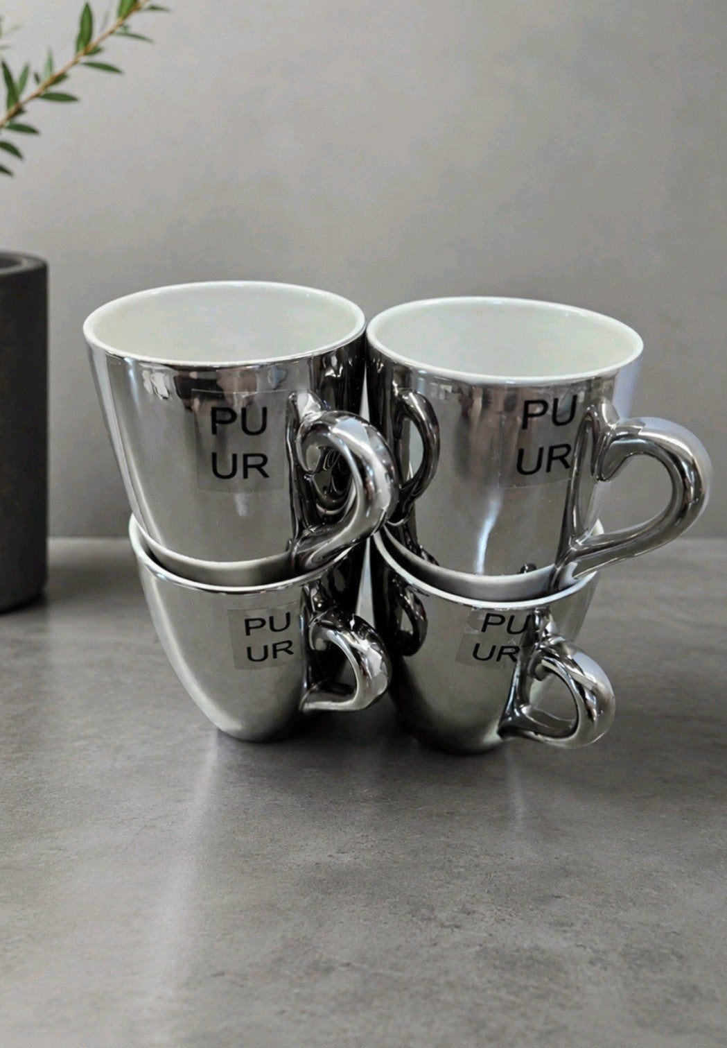 4x PUUR (Hema) Koffiekop 185ml Chrome/Zilver NIEUW

Aardewer, Huis en Inrichting, Hema, Keramiek, Nieuw, Ophalen of Verzenden