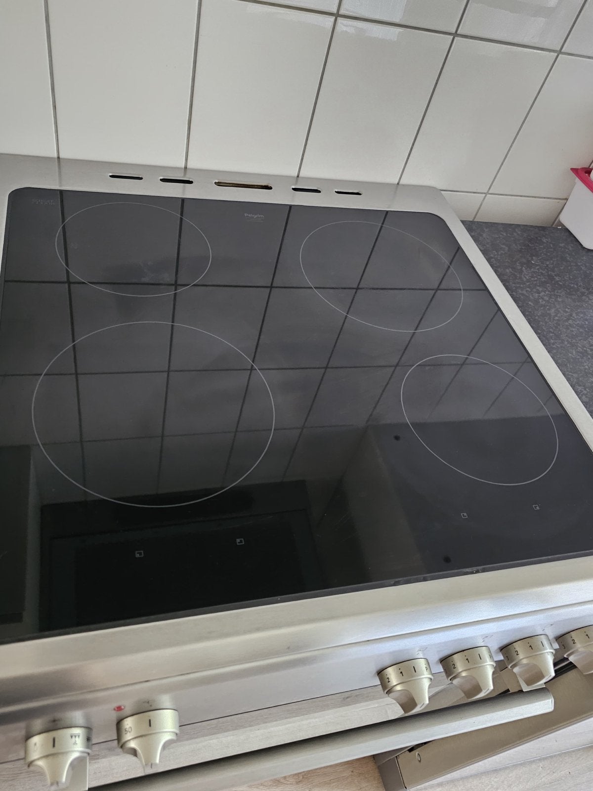 Pelgrim inductie fornuis met oven - Zo goed als nieuw, Witgoed en Apparatuur, Zo goed als nieuw, Inductie, Vrijstaand, 4 kookzones