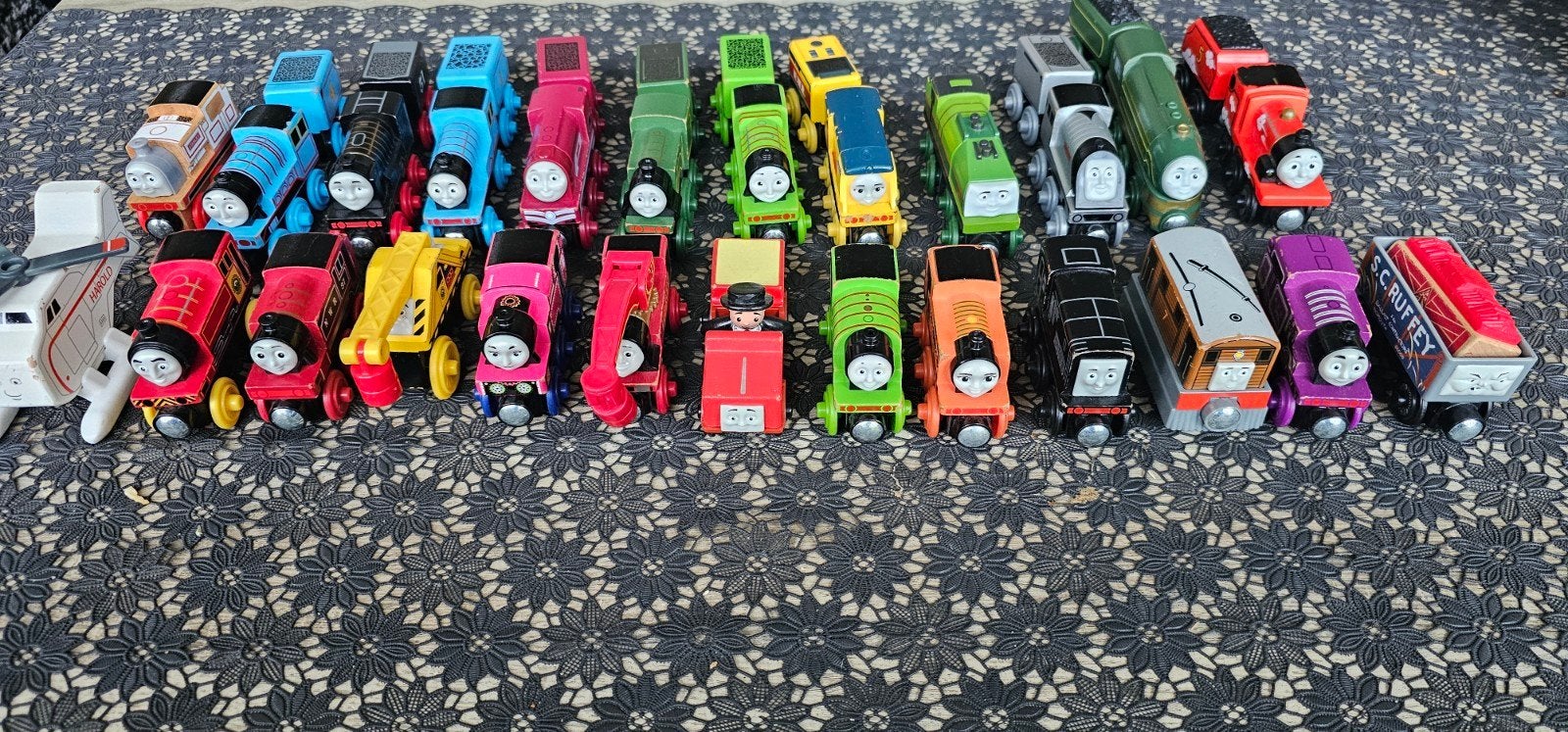 Thomas de trein hout diverse treintjes tekoop, Kinderen en Baby's, Ophalen of Verzenden