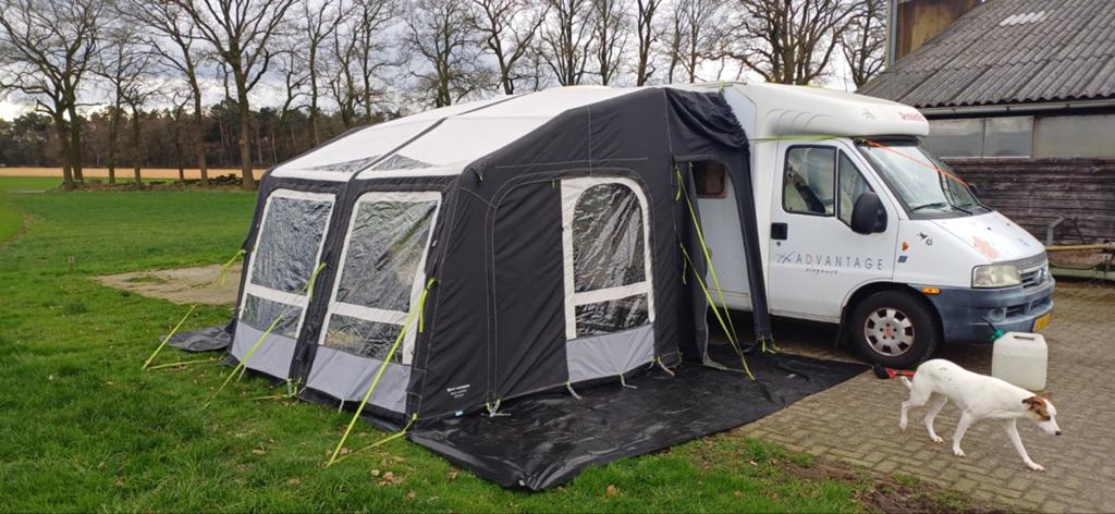Camoer voortent opblaas / Drive Away 330, Caravans en Kamperen, Voortenten en Luifels, Ophalen of Verzenden, Gebruikt