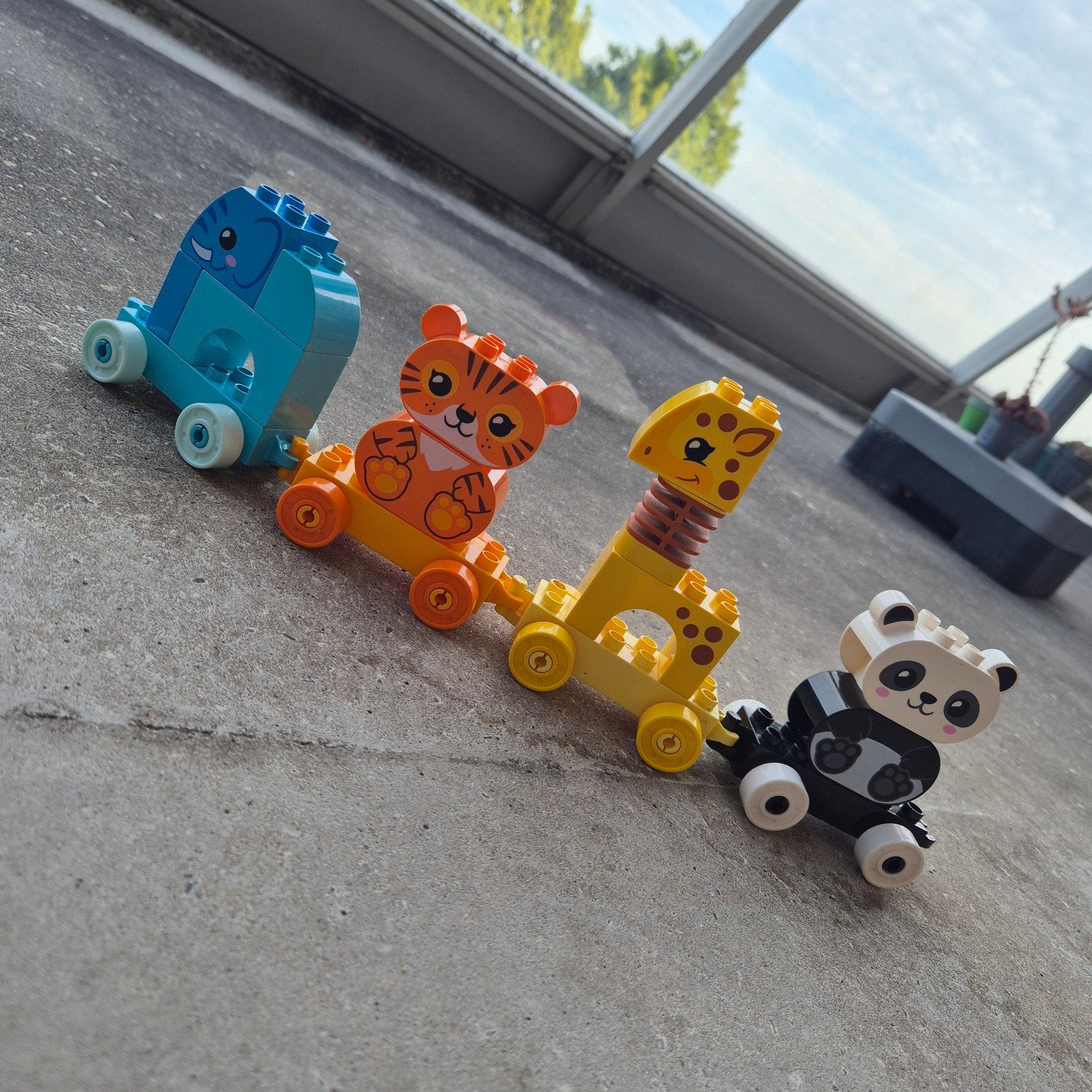 LEGO DUPLO 10955 Mijn Eerste Dierentrein - Compleet, Ophalen of Verzenden, Gebruikt