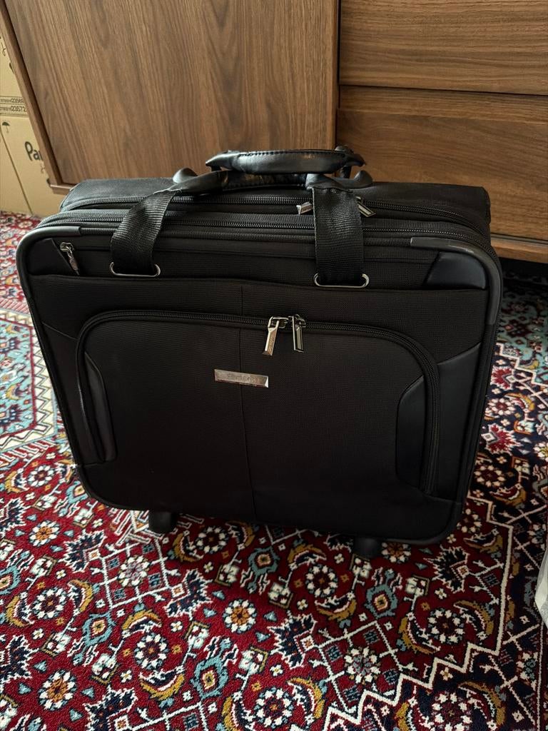 Samsonite Business Trolley - Zwart, Compact & Handig, Ophalen, Gebruikt, 20 tot 30 cm, Zwart