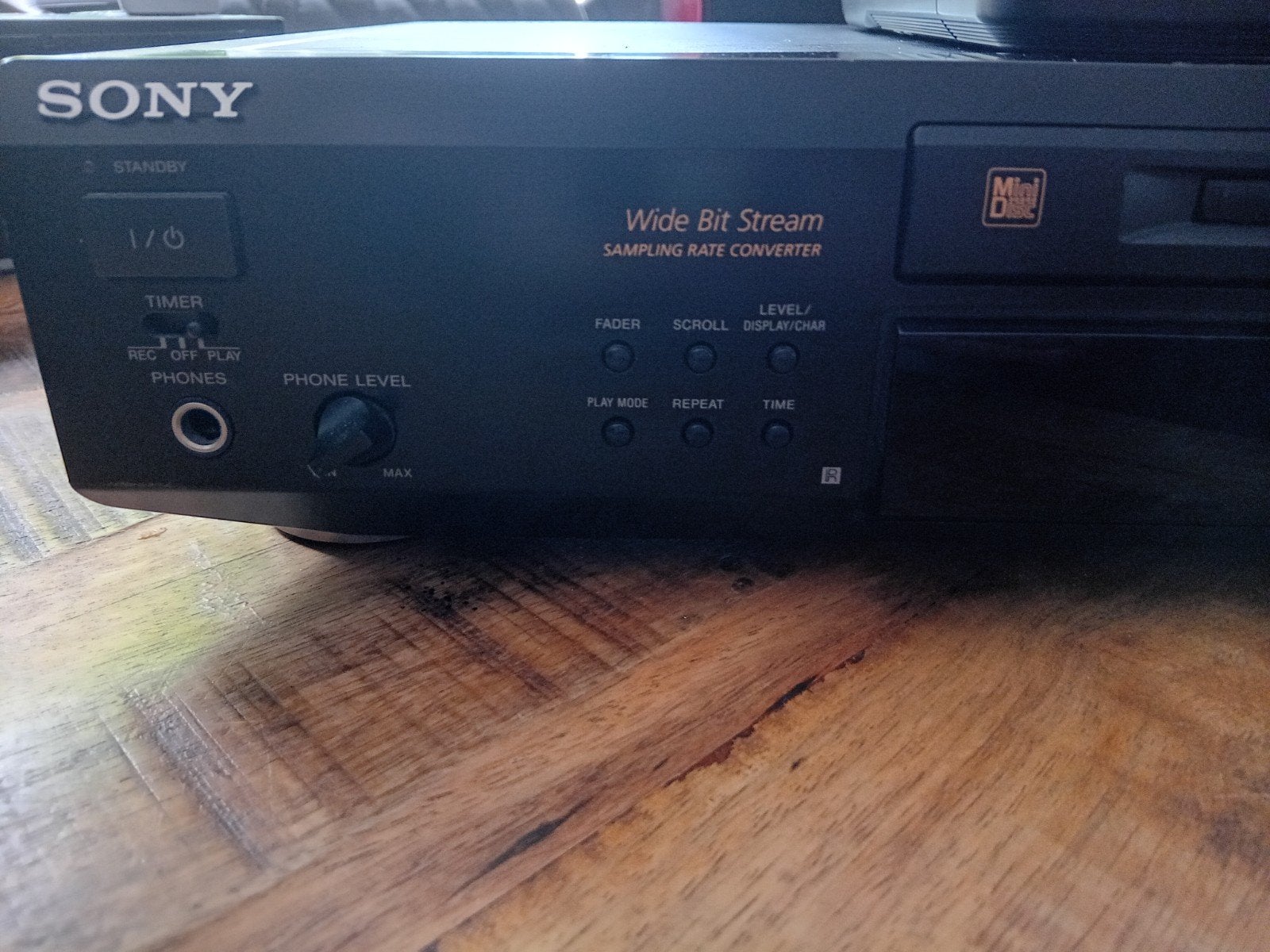 Sony MDS-JE520 Minidisc Recorder met Afstandsbediening, Ophalen of Verzenden