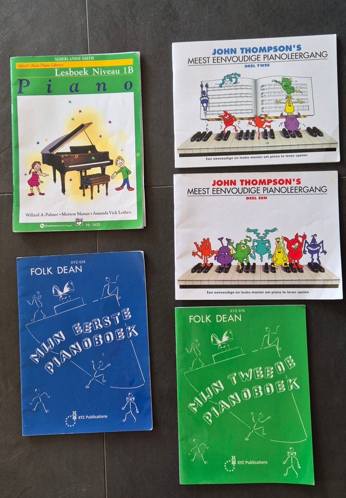 Pianoboeken Folk Dean John Thompsons, Muziek en Instrumenten, Bladmuziek, Ophalen of Verzenden, Les of Cursus, Piano