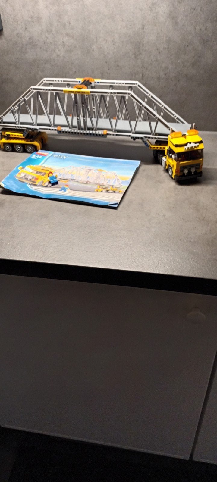 Lego City 7900 Zware Transport Brug met Vrachtwagen, Ophalen of Verzenden, Gebruikt, Overige merken