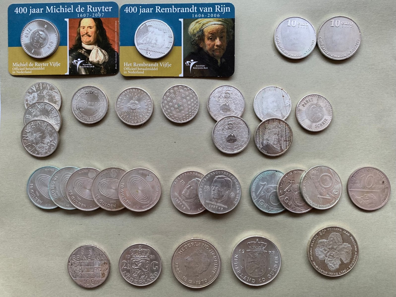 Zilver zilveren munten Juliana en Beatrix, Postzegels en Munten, Munten | Nederland, Ophalen of Verzenden, Overige waardes, Zilver