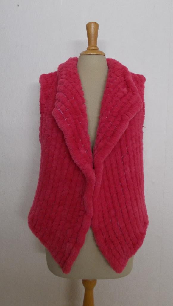 Super zacht faux fur roze vest van Rino & Pelle! L, Verzenden, Maat 42/44 (L), Zo goed als nieuw, Roze