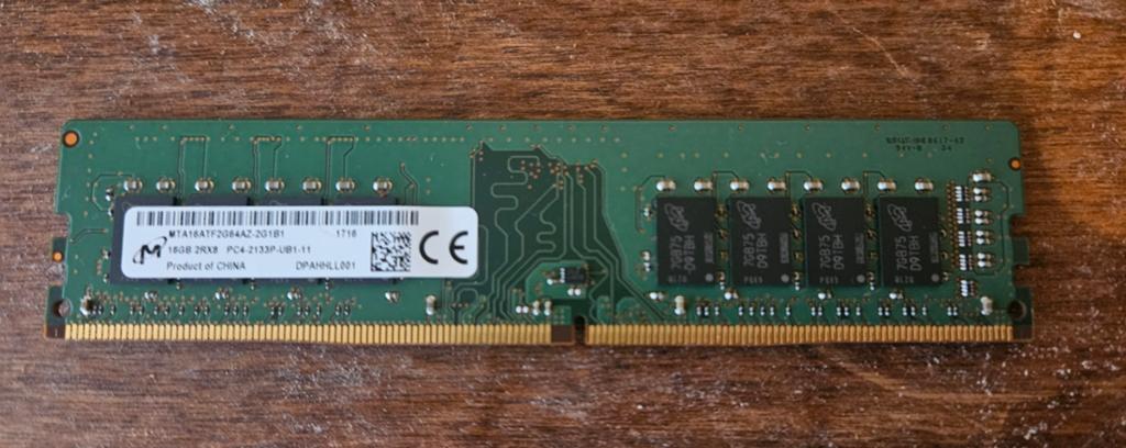 RAM DDR4 16GB, Gebruikt, DDR4, Ophalen of Verzenden, Desktop
