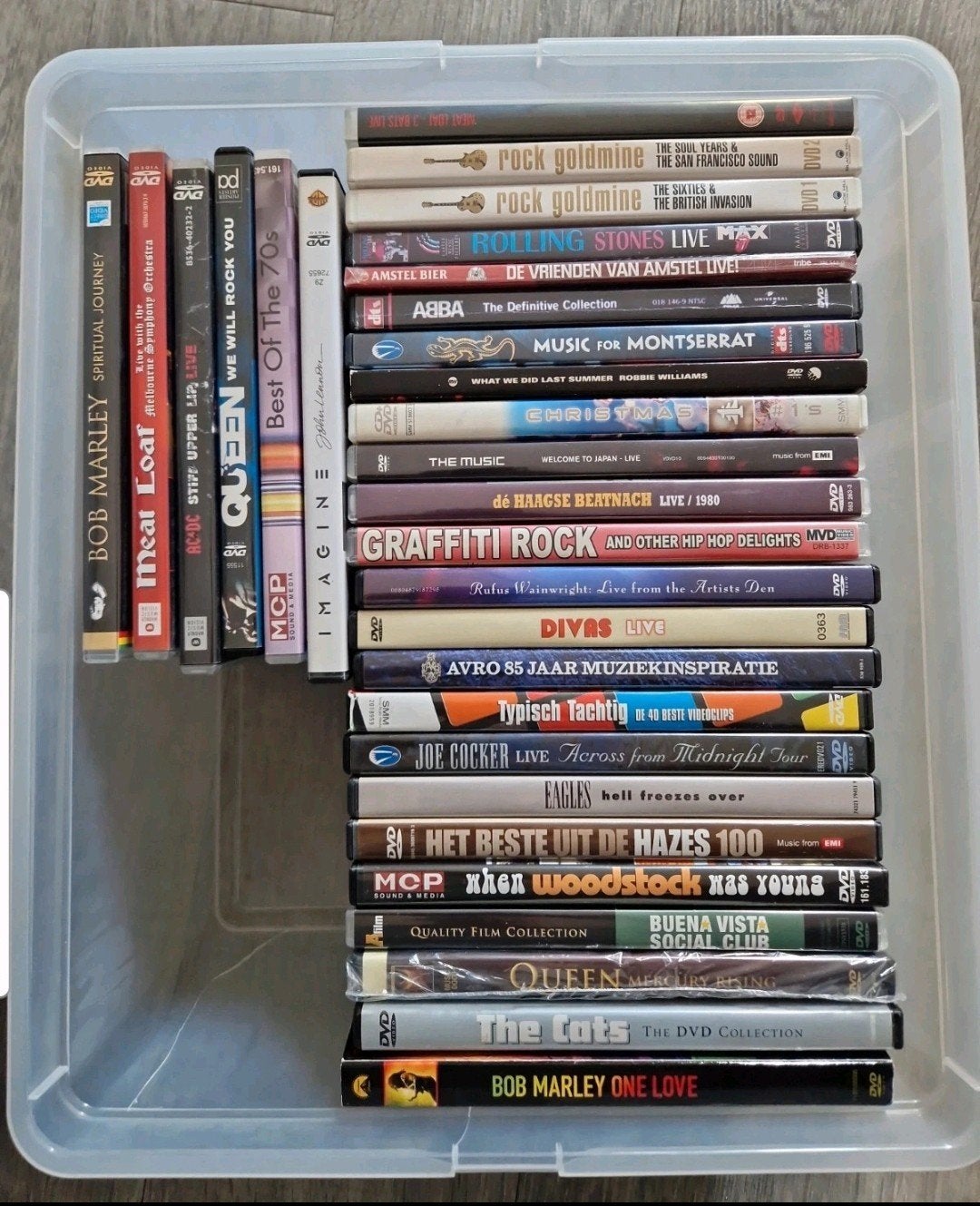 Grote collectie (30)  muziek DVD's - diverse artiesten, Gebruikt, Alle leeftijden, Nederlands, Ophalen of Verzenden