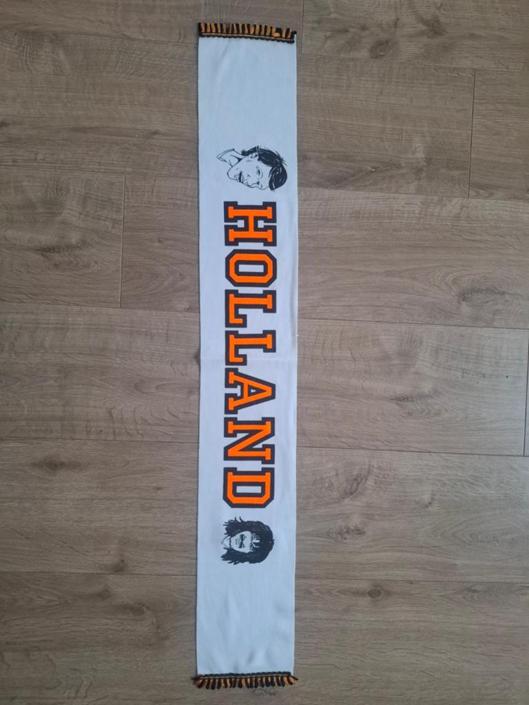 Sjaal Holland - Marco van Basten & Ruud Gullit, Ophalen of Verzenden, Vaantje of Sjaal