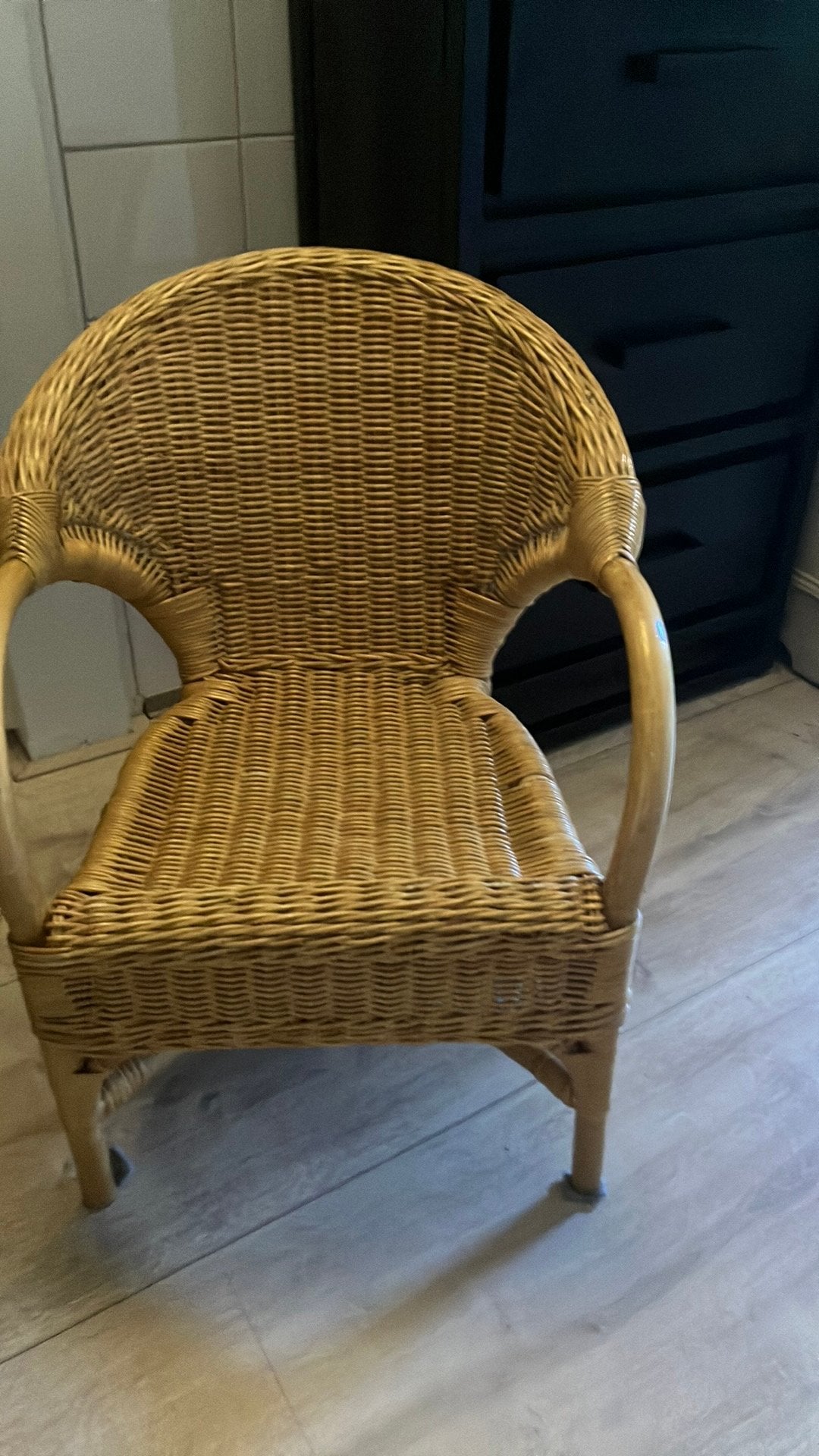 Rieten kinderstoeltje, Kinderen en Baby's, Ophalen of Verzenden, Zo goed als nieuw, Overige typen