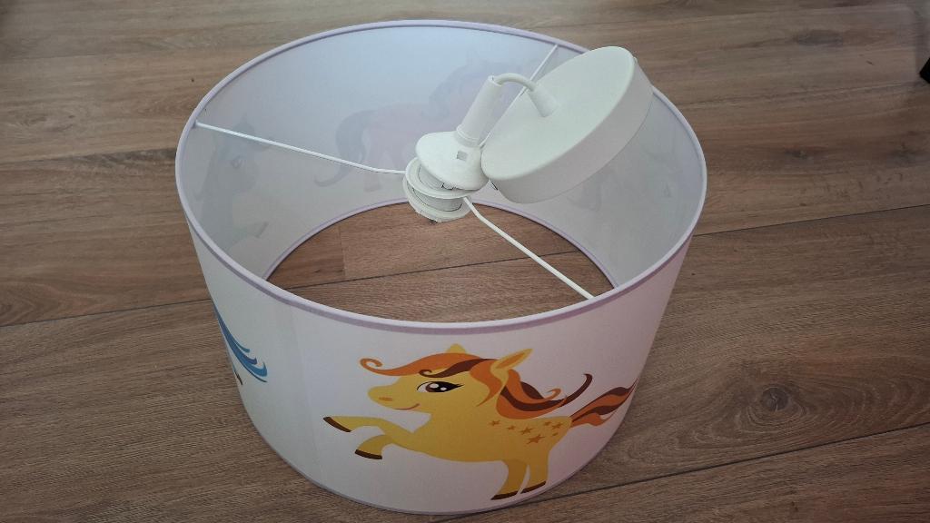 Kinderkamerlamp unicorns, Kinderen en Baby's, Kinderkamer | Inrichting en Decoratie, Ophalen, Zo goed als nieuw, Lamp