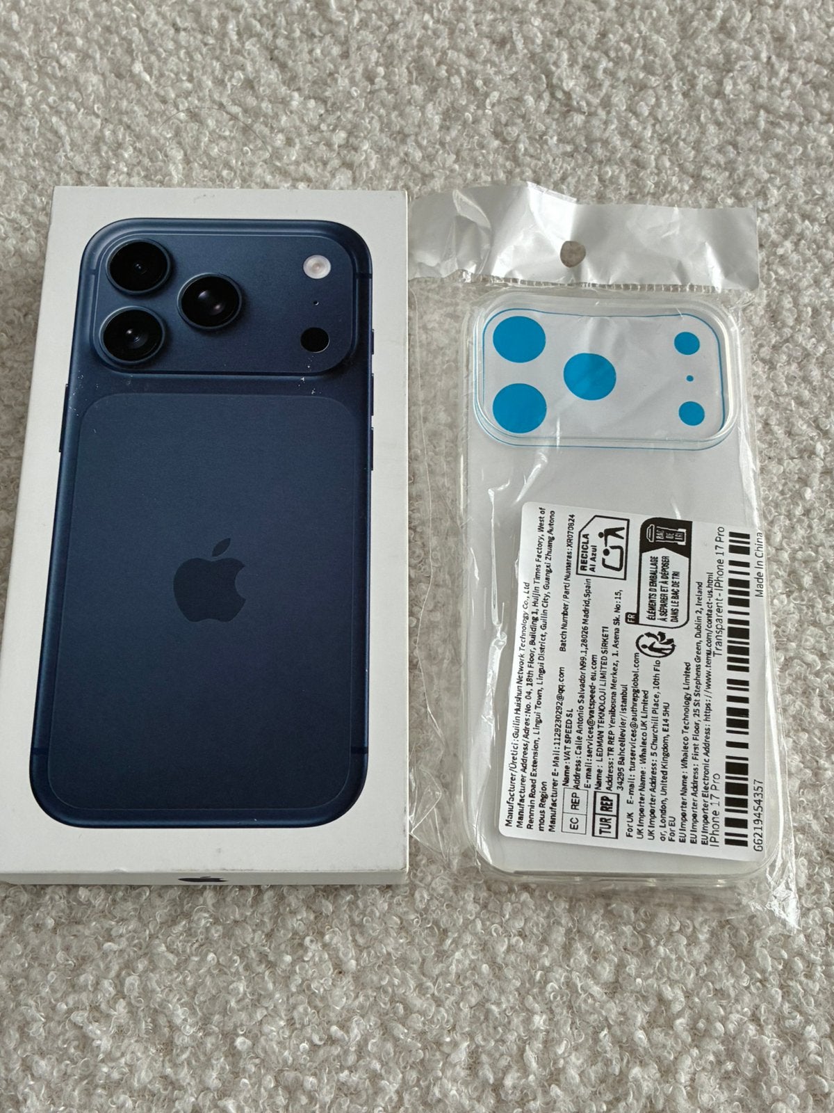 Apple iPhone 17 Pro 256Gb Deep Blue Nieuw Geseald & Factur, Ophalen, Nieuw, Blauw, 256 GB