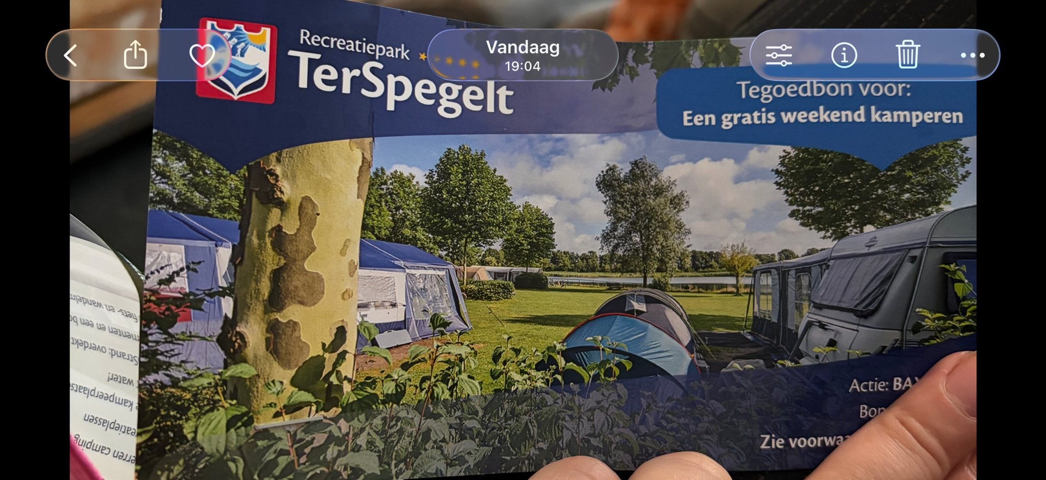 Weekend TerSpegelt, Drie personen of meer, Ticket of Toegangskaart