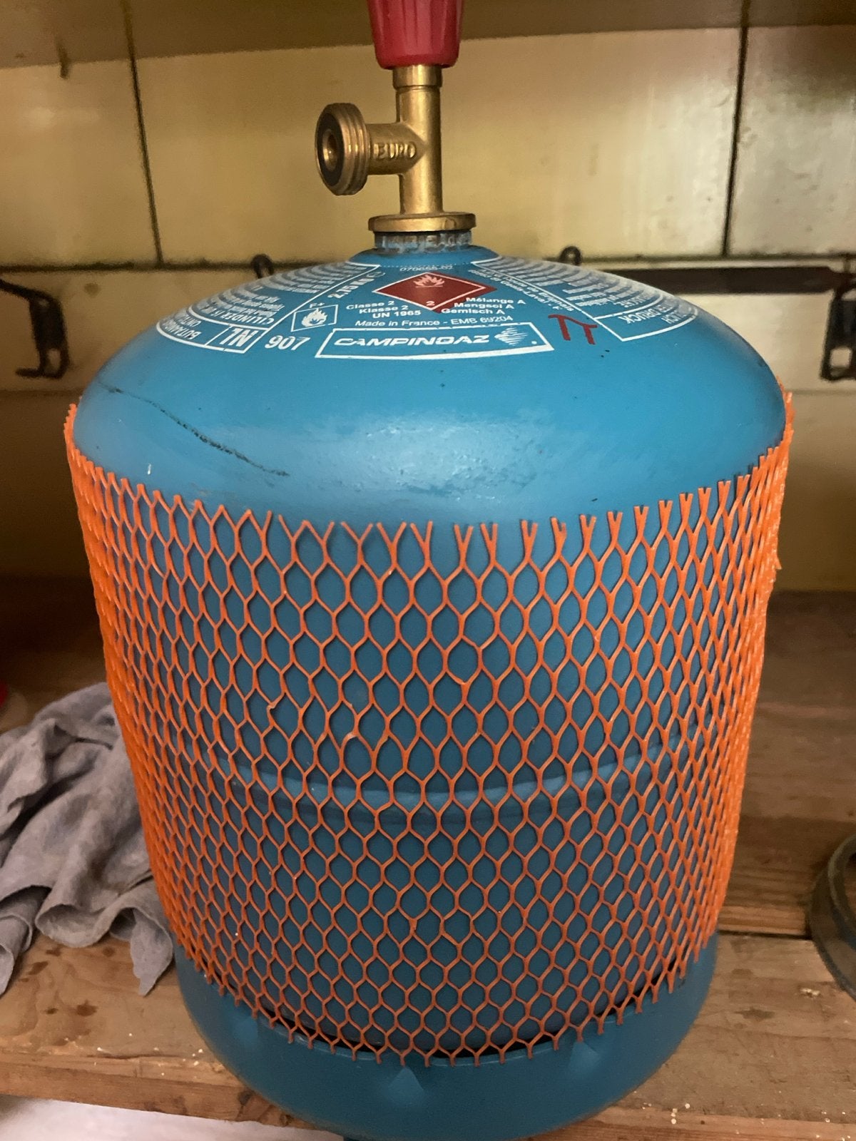 Campingaz gasfles 907 - 2,75 kg, Ophalen, Gebruikt