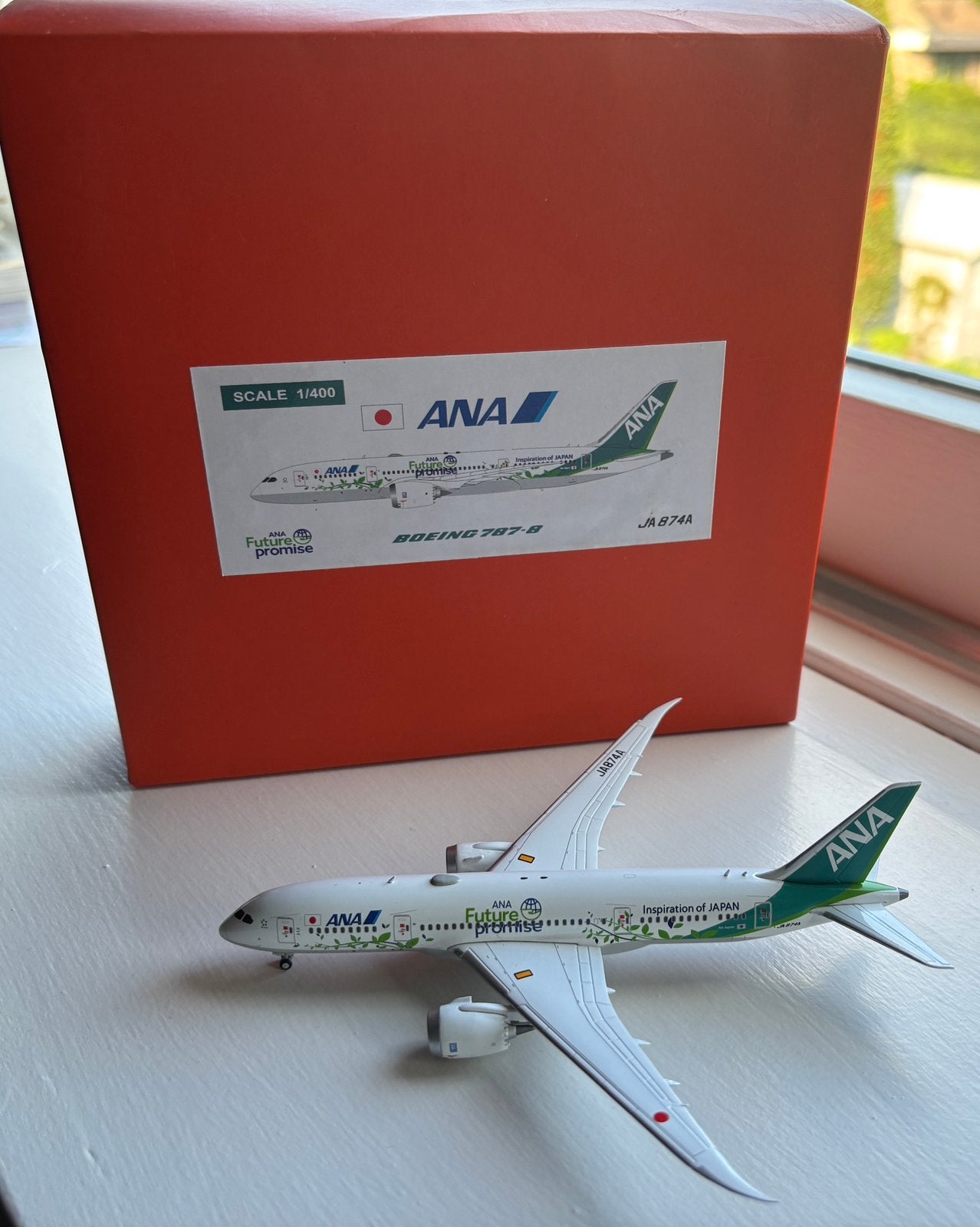 1:400 All Nippon Airways Boeing 787 1:400, Verzenden, Zo goed als nieuw, Schaalmodel