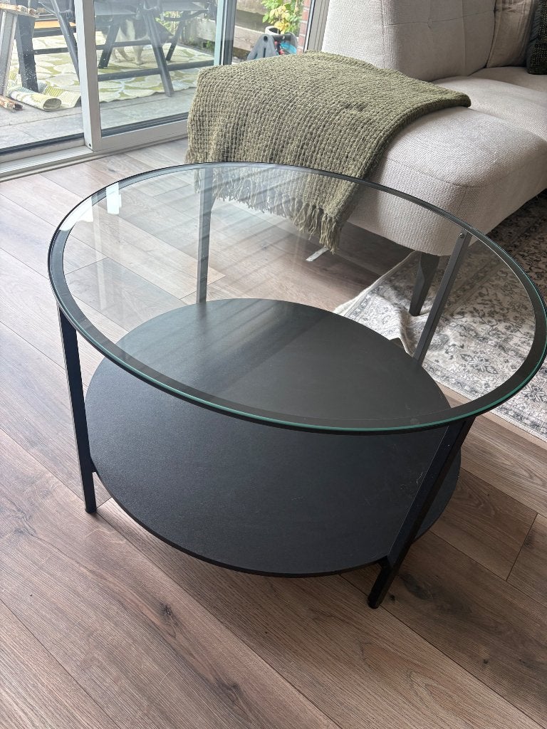 Moderne salontafel Vittsjo IKEA, Huis en Inrichting, Ophalen, 50 tot 100 cm, 50 tot 100 cm, Zo goed als nieuw