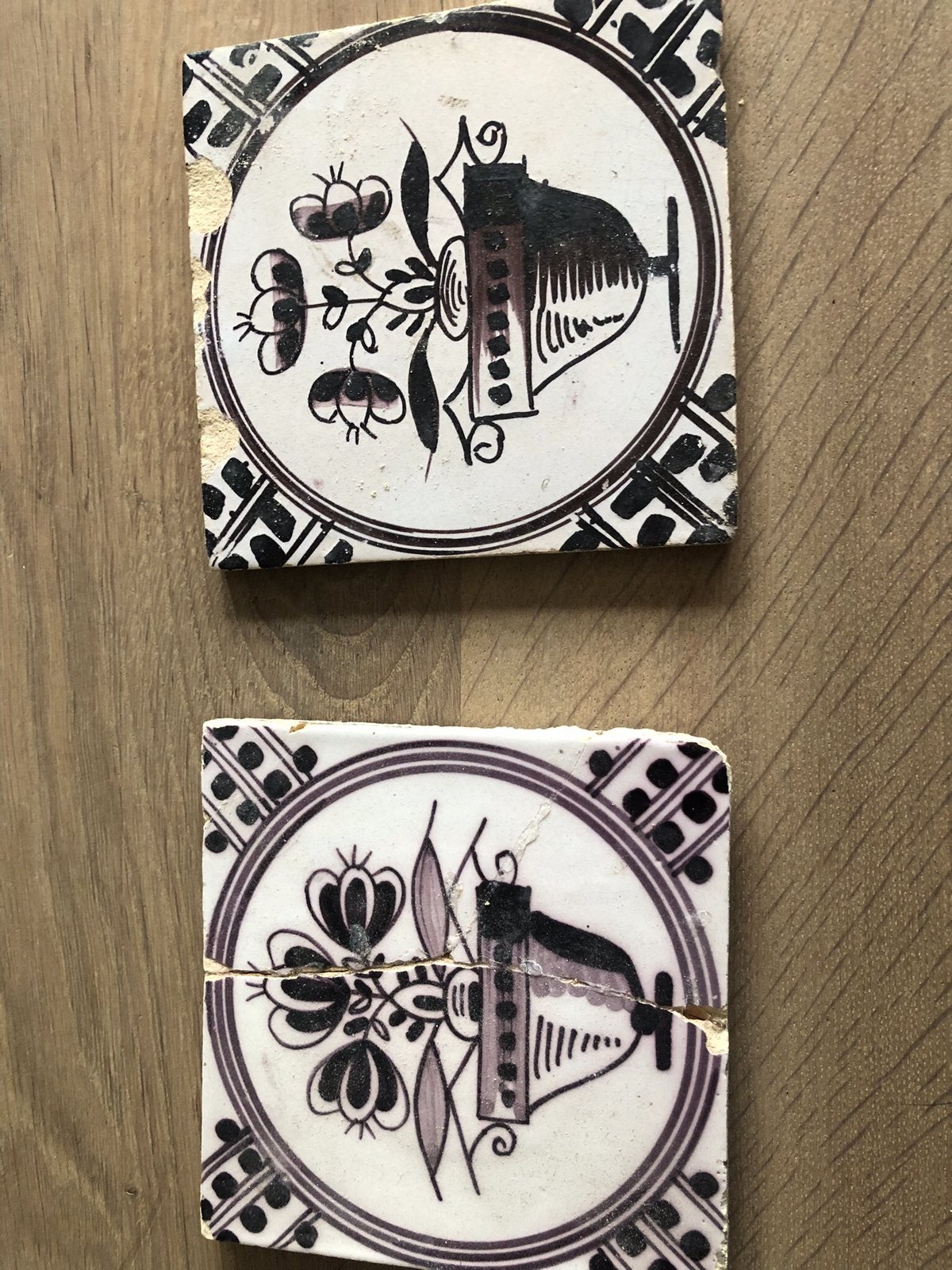 22 Oud Hollandse tegels te koop, Ophalen