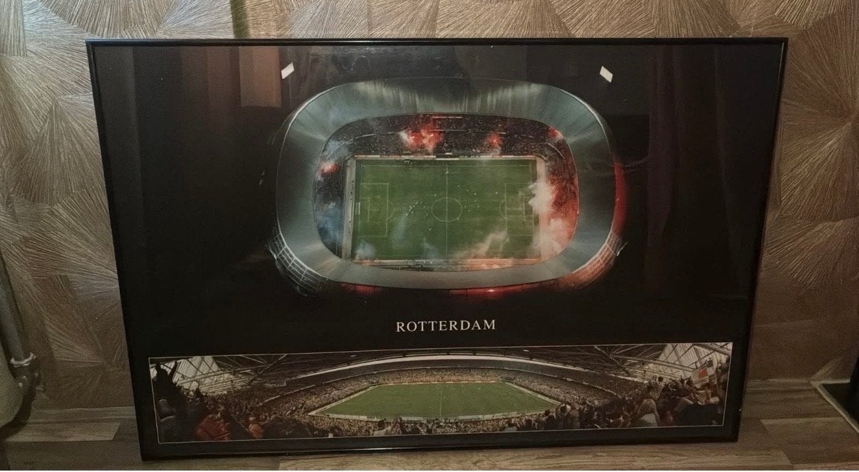 De Kuip / Feyenoord Stadion lijst, Ophalen, 50 – 75, Gebruikt, Print