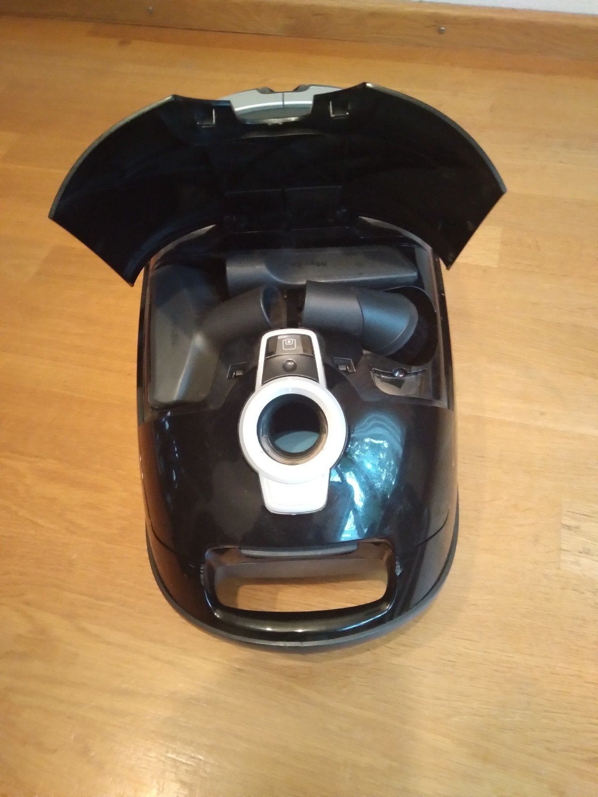 Miele Complete C3 Pure Black PowerLine, Gebruikt, Inclusief accessoires, Miele, Sledestofzuiger