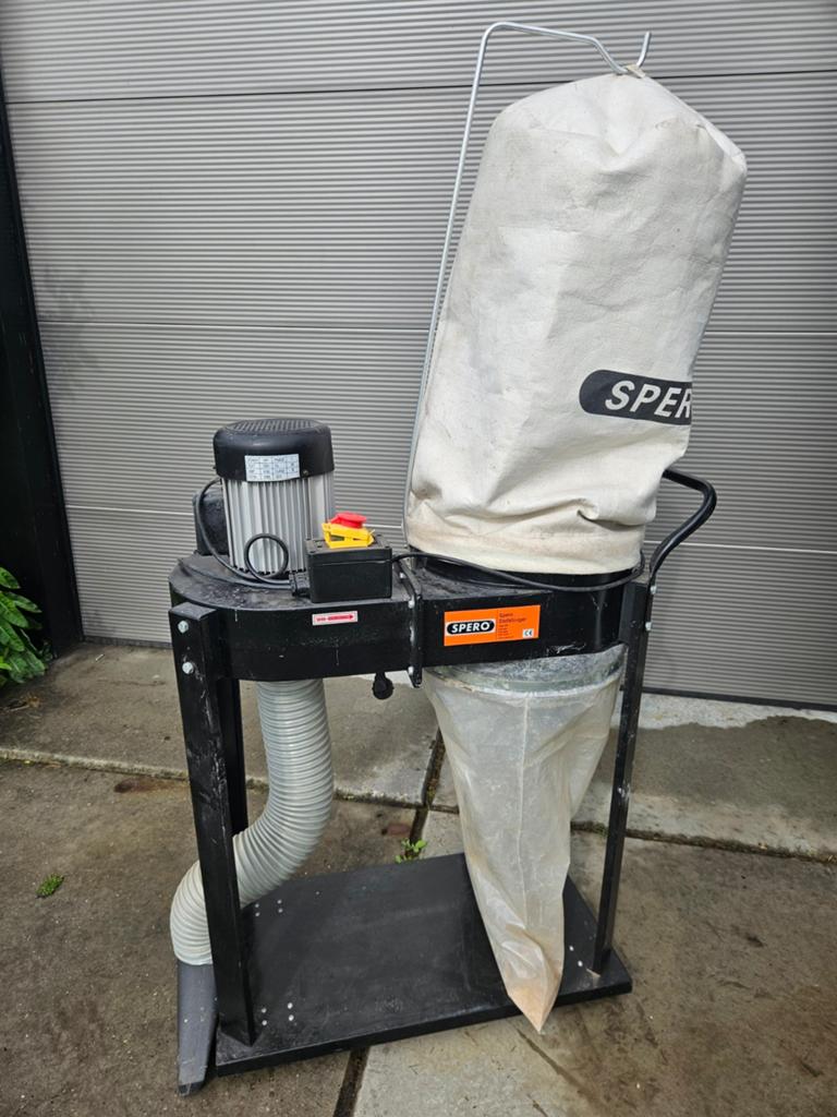 Spero stofafzuiger 1PK 230V, Doe-het-zelf en Verbouw, Ventilatie en Afzuiging, Ophalen, Zo goed als nieuw, Afzuiger