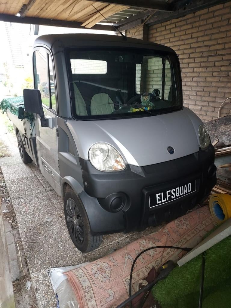 Aixam mega d picup net grote beurt gehad usb radio, Diversen, Brommobielen en Scootmobielen, Zo goed als nieuw, 16 km/u of meer