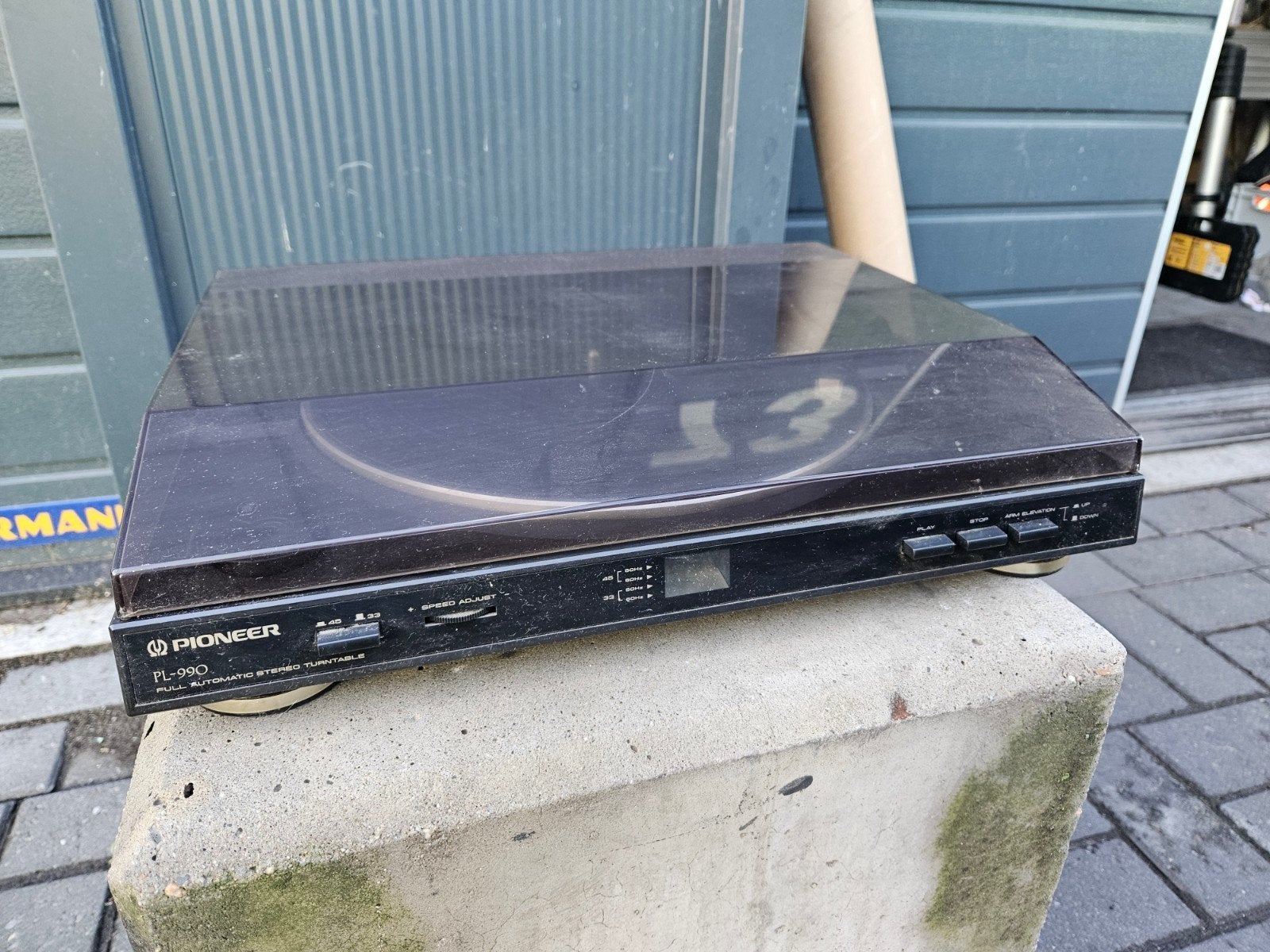 Pioneer PL-990 Volautomatische Stereo Platenspeler, Gebruikt, Automatisch, Ophalen of Verzenden, Pioneer