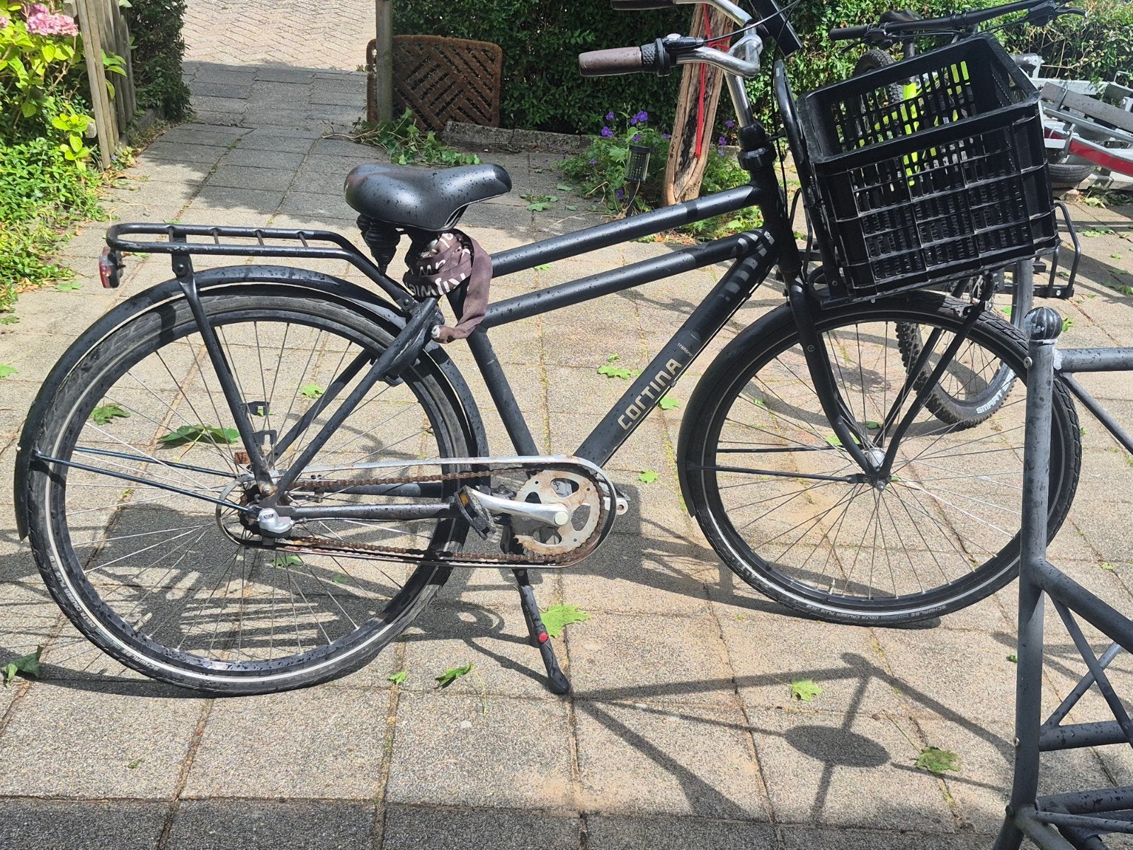Cortina 27.5 inch transportfiets met voordrager, Versnellingen, Trommelrem, Ophalen, Overige merken