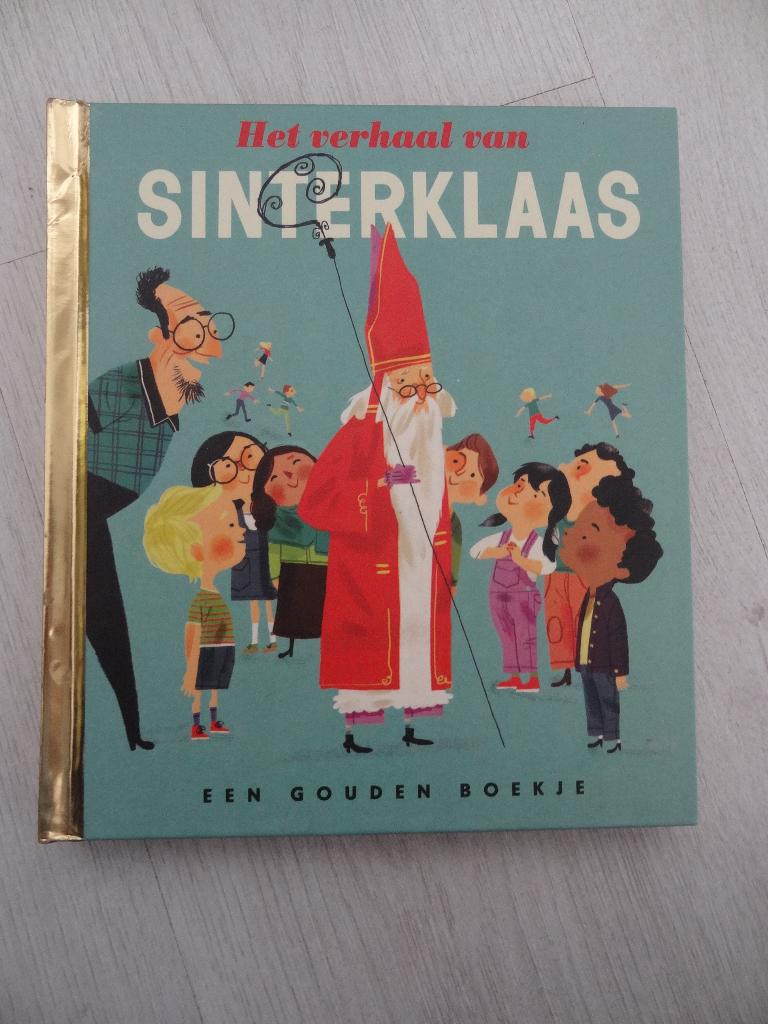 een gouden boekje - Het verhaal van Sinterklaas, Fictie algemeen, Jongen of Meisje, Zo goed als nieuw, Sjoerd Kuyper